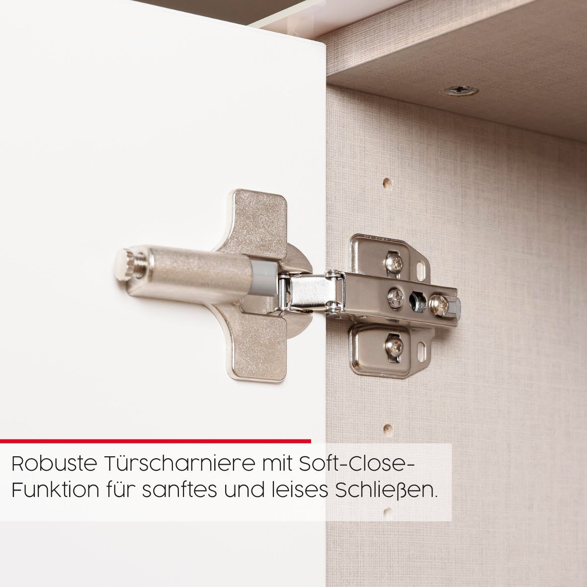 rauch Nachtkommode »Nachttisch Nachtschrank Nachtkonsole FLIPP mit Glasfront« Breite 40 cm,  mit 3 Schubladen und Soft-Close-Funktion sowie Glasfront