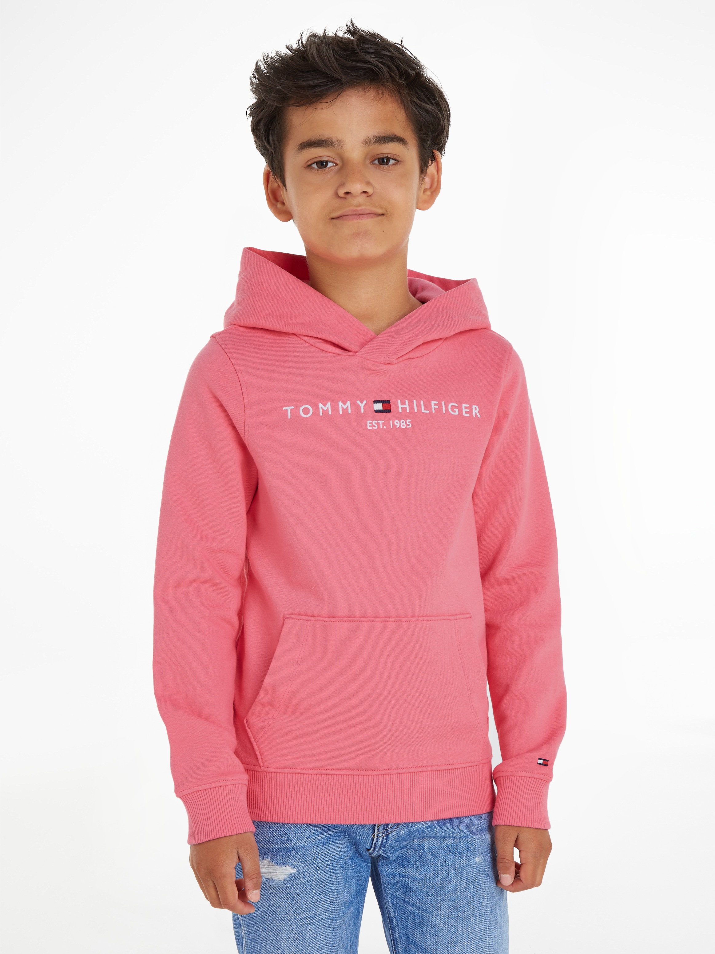 Tommy Hilfiger Hoodie »U ESSENTIAL HOODIE«, aus reiner Baumwolle