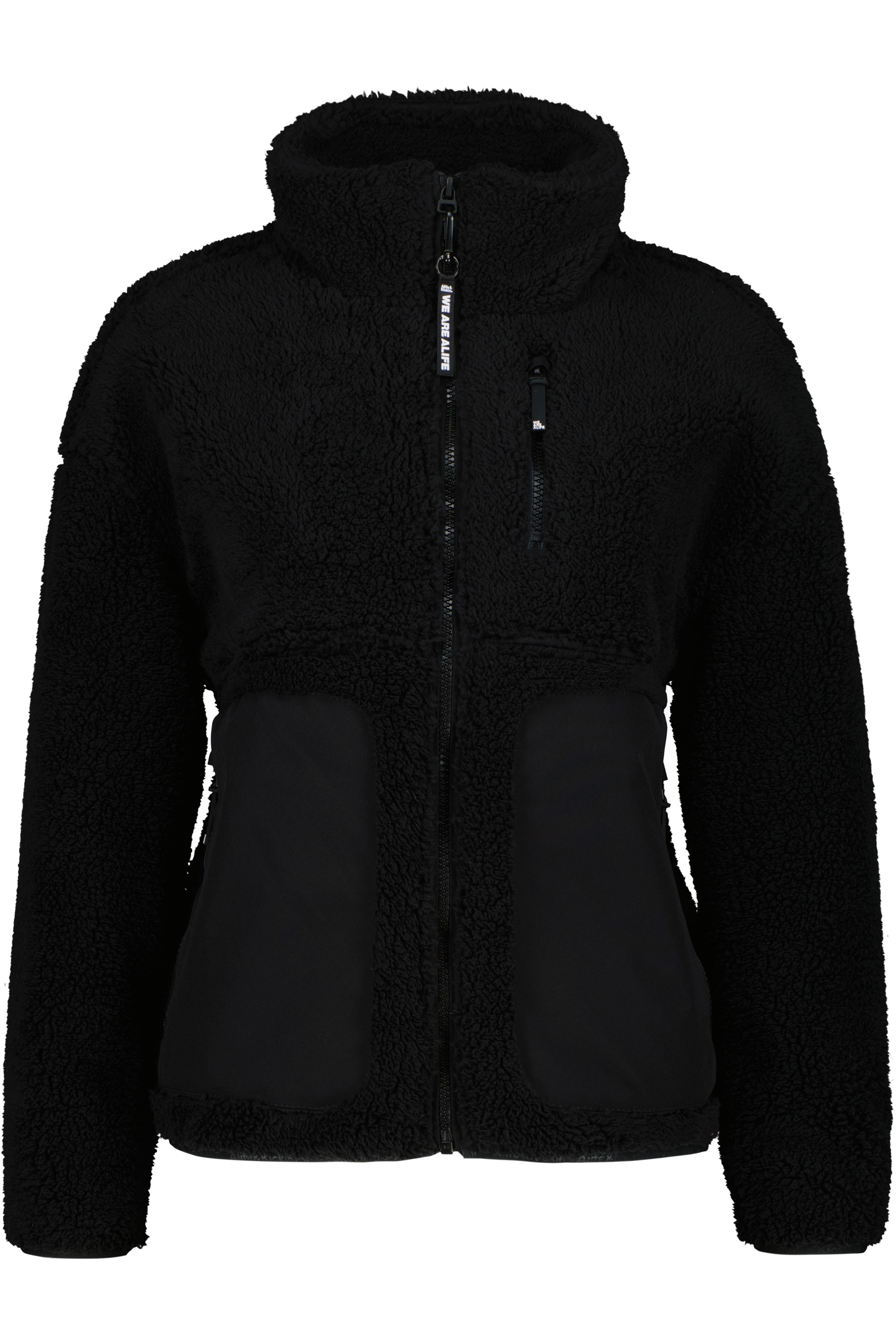 Winterjacke »Damen AnoukAK G«, ohne Kapuze, Stylische Teddy Plüschjacke mit hohem...