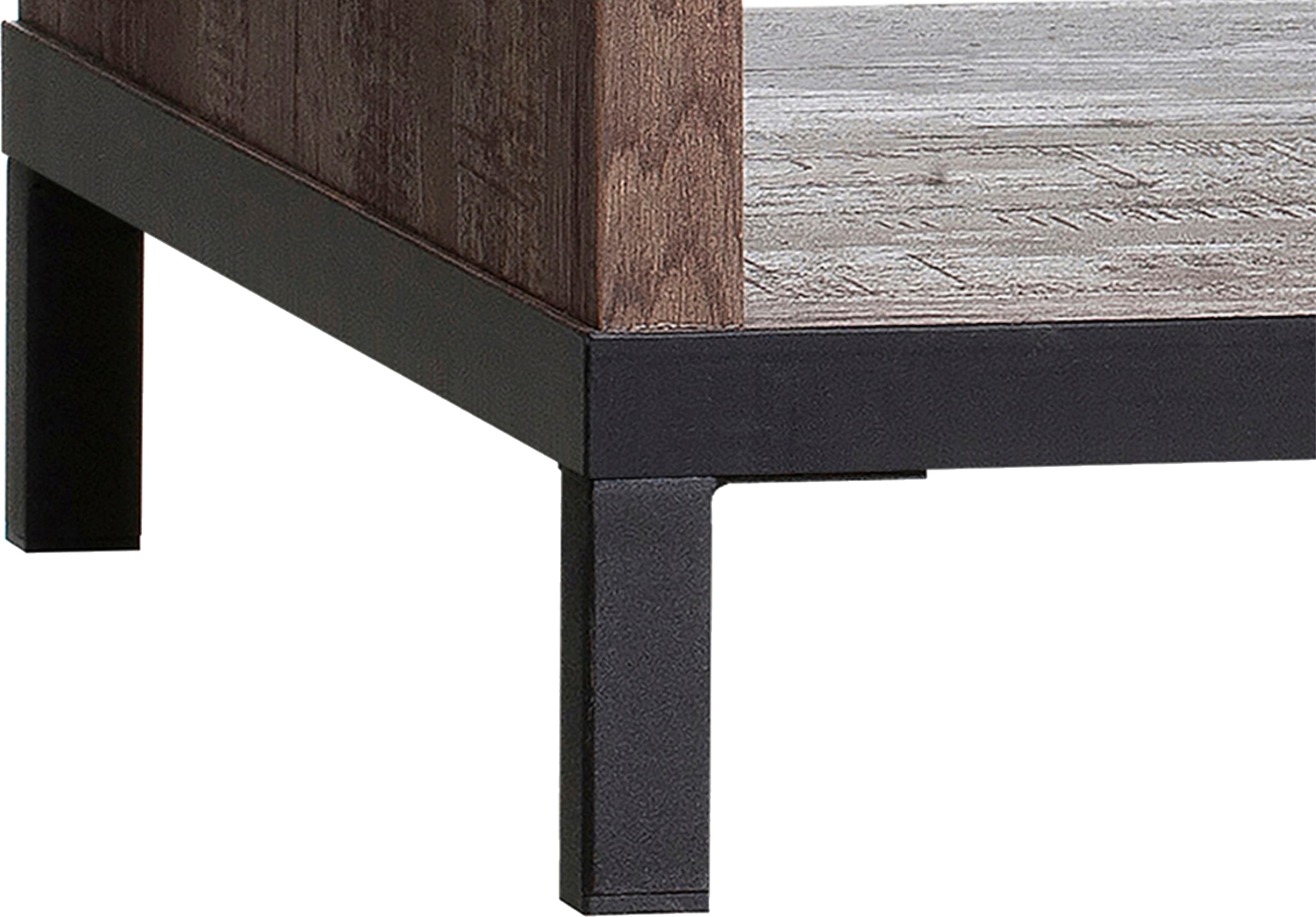 OMG Design Couchtisch »Stanley«, (1 St.), Zeitloser Landhausstil, mit Metallgestell