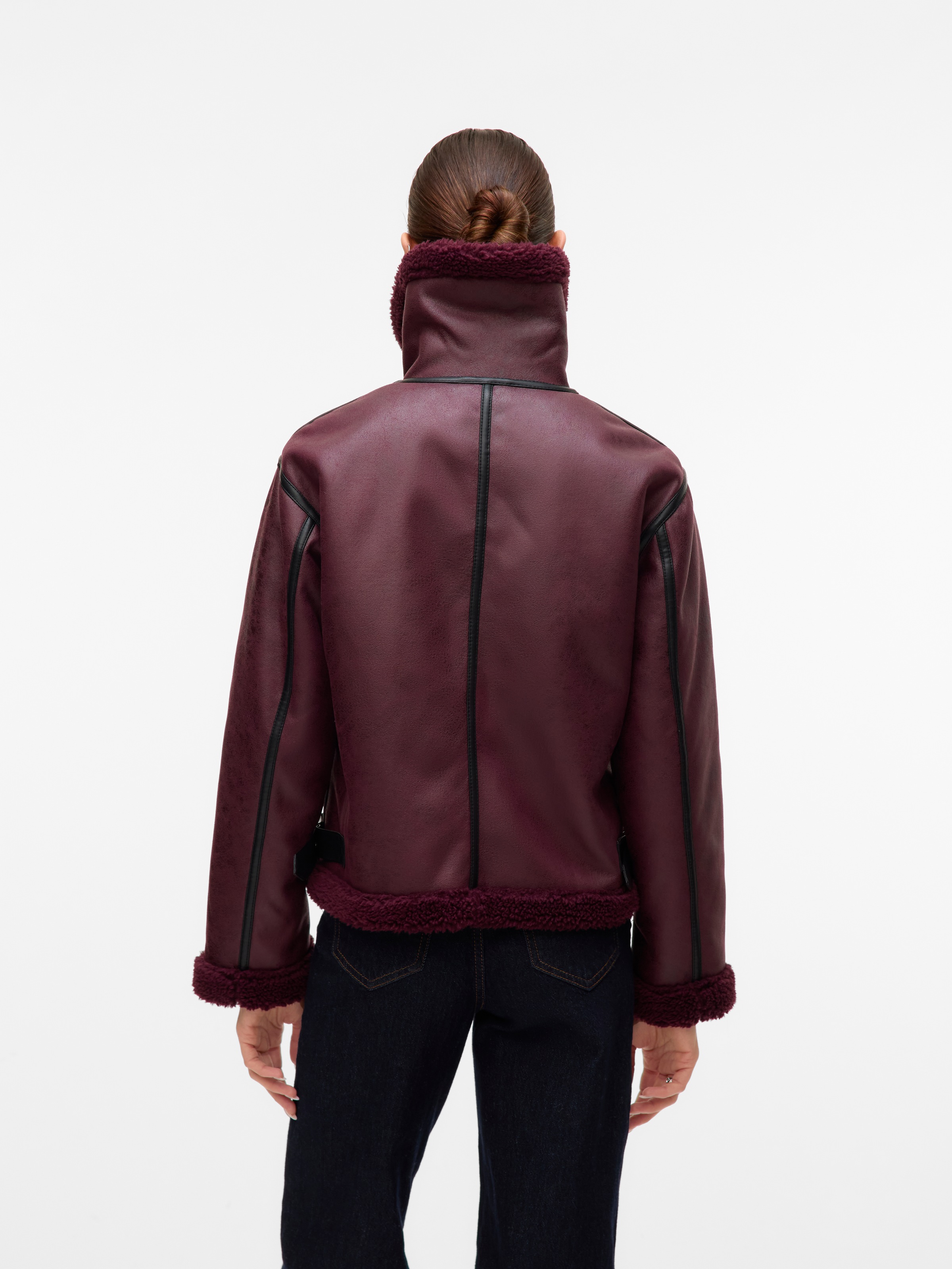 Thumbnail - Vero Moda Kurzjacke "VMVIRGINIA SHORT JACKET BOO" farblich abgesetzte Details