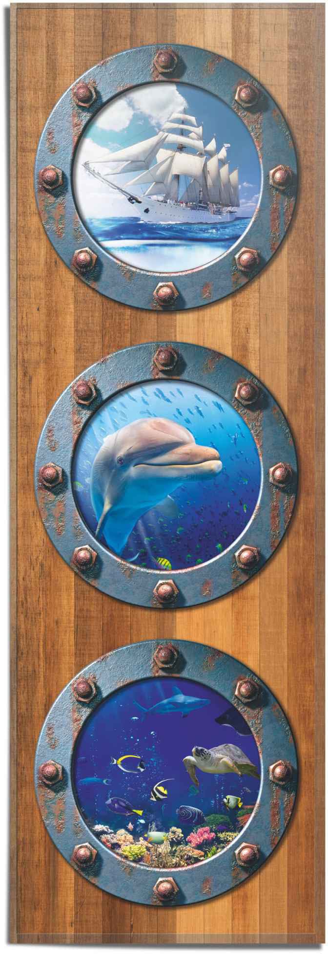 Reinders Poster "Bullauge Unterwasserwelt - Mer - Fische - Träume", (1 St.) günstig online kaufen