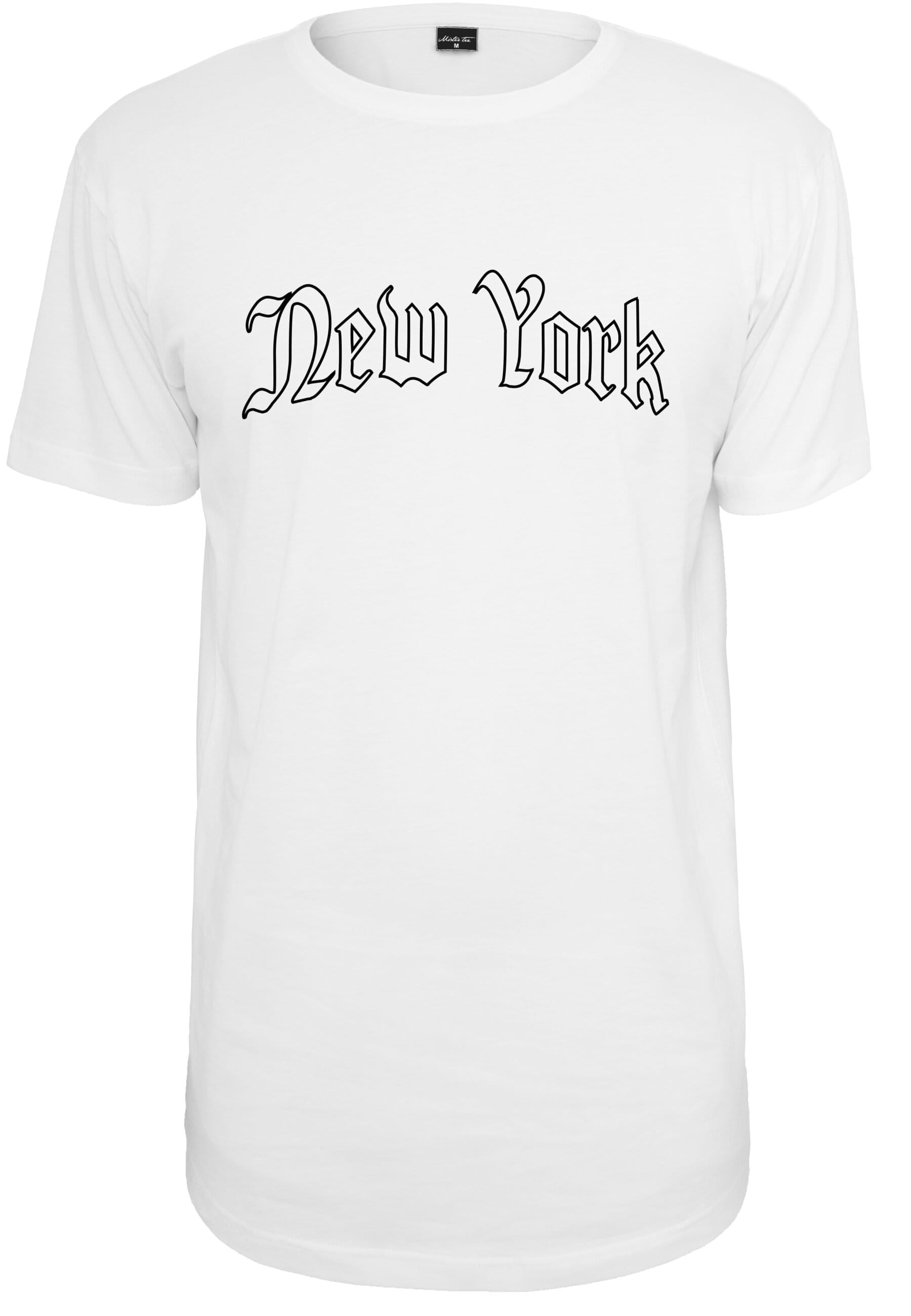 MisterTee T-Shirt "MisterTee Herren New York Wording Tee" 1 Stk. tlg. günstig online kaufen