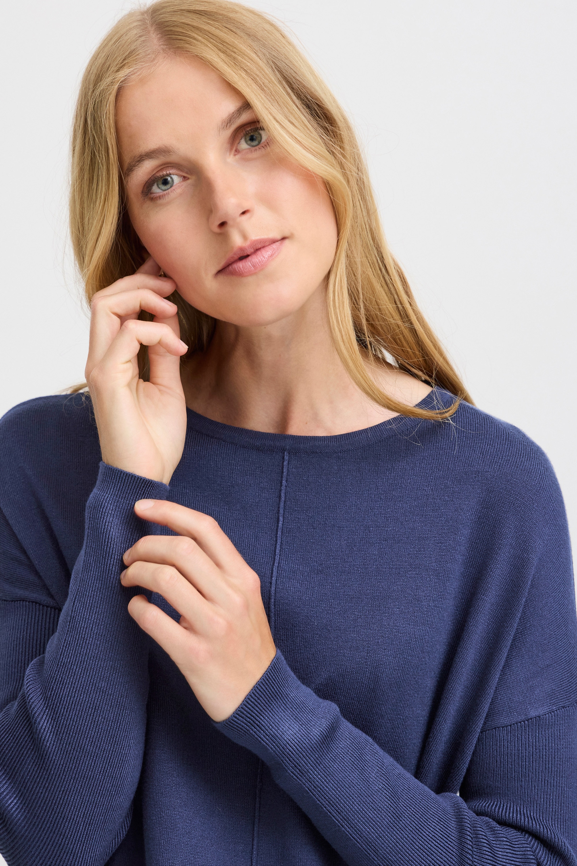 fransa Strickfleece-Pullover »Strickpullover FRLISO PU 1«