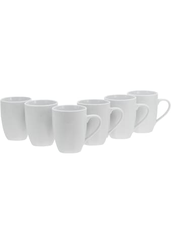 CreaTable Puodelis »Square Weiss« (Set 6 tlg.) (...