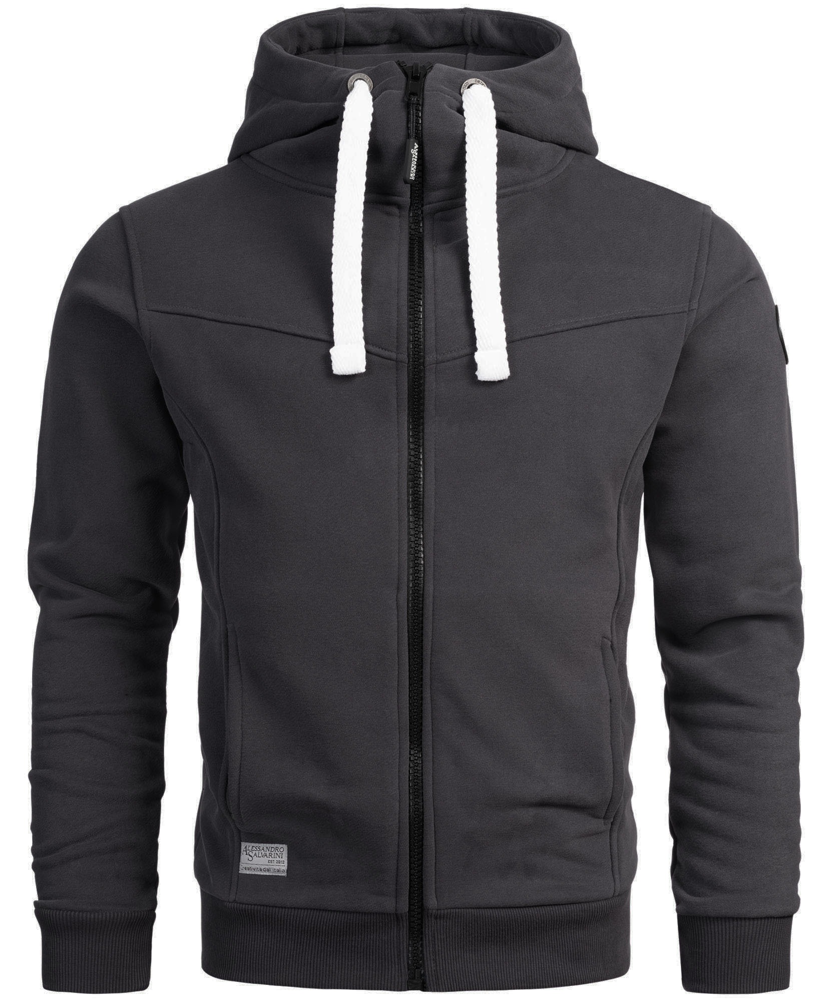 Alessandro Salvarini Kapuzensweatjacke »ASMeroiia«, mit großer Kapuze