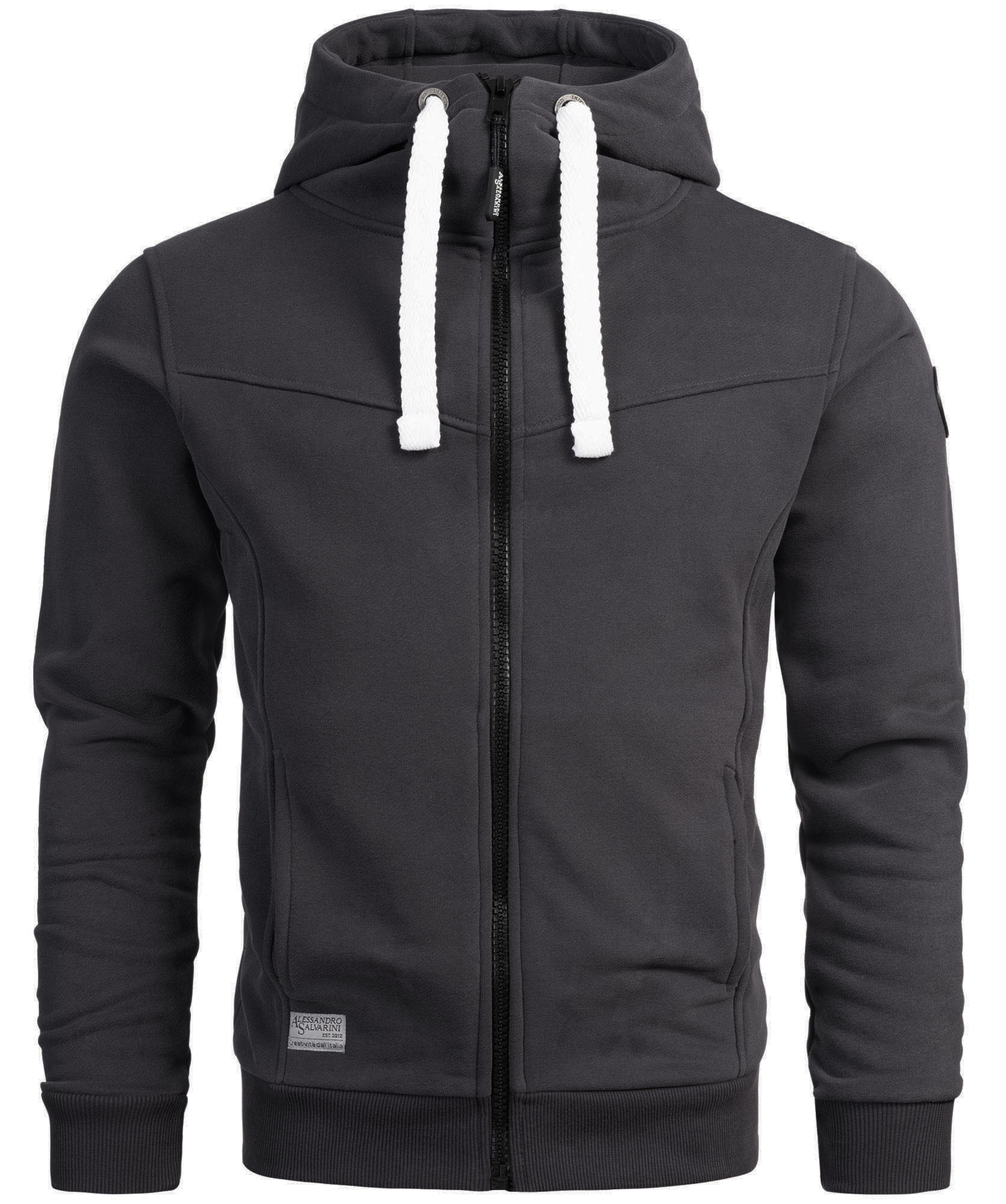 Thumbnail - Alessandro Salvarini Kapuzensweatjacke "ASMeroiia", mit großer Kapuze