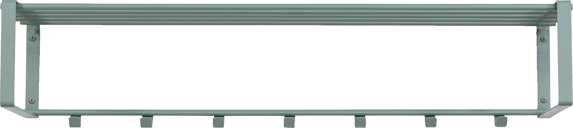 Thumbnail - Spinder Design Garderobenleiste "REX", (1 St.), Wandgarderobe aus Stahl mit Hutablage und 5 bzw. 7 Haken