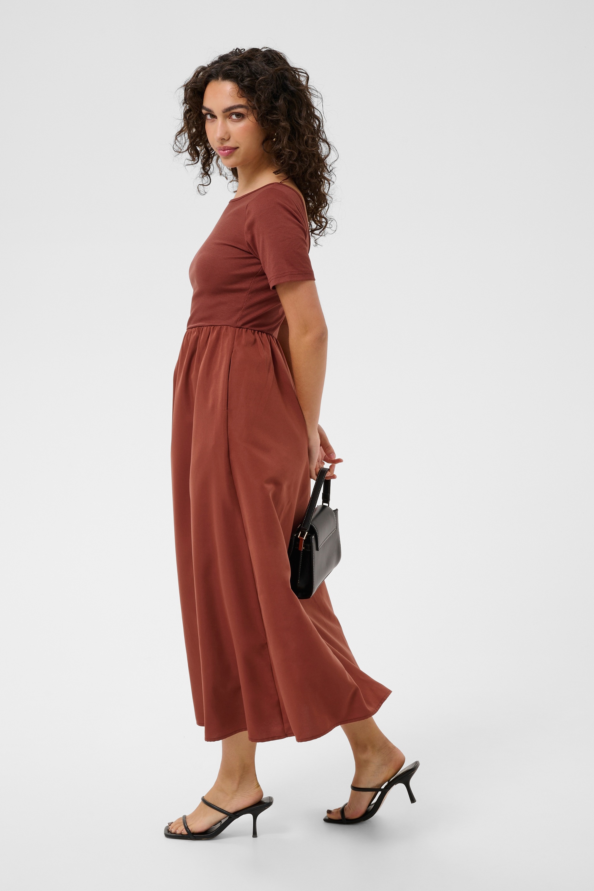 KAFFE Midikleid »Damen Kleid KAkirsten«