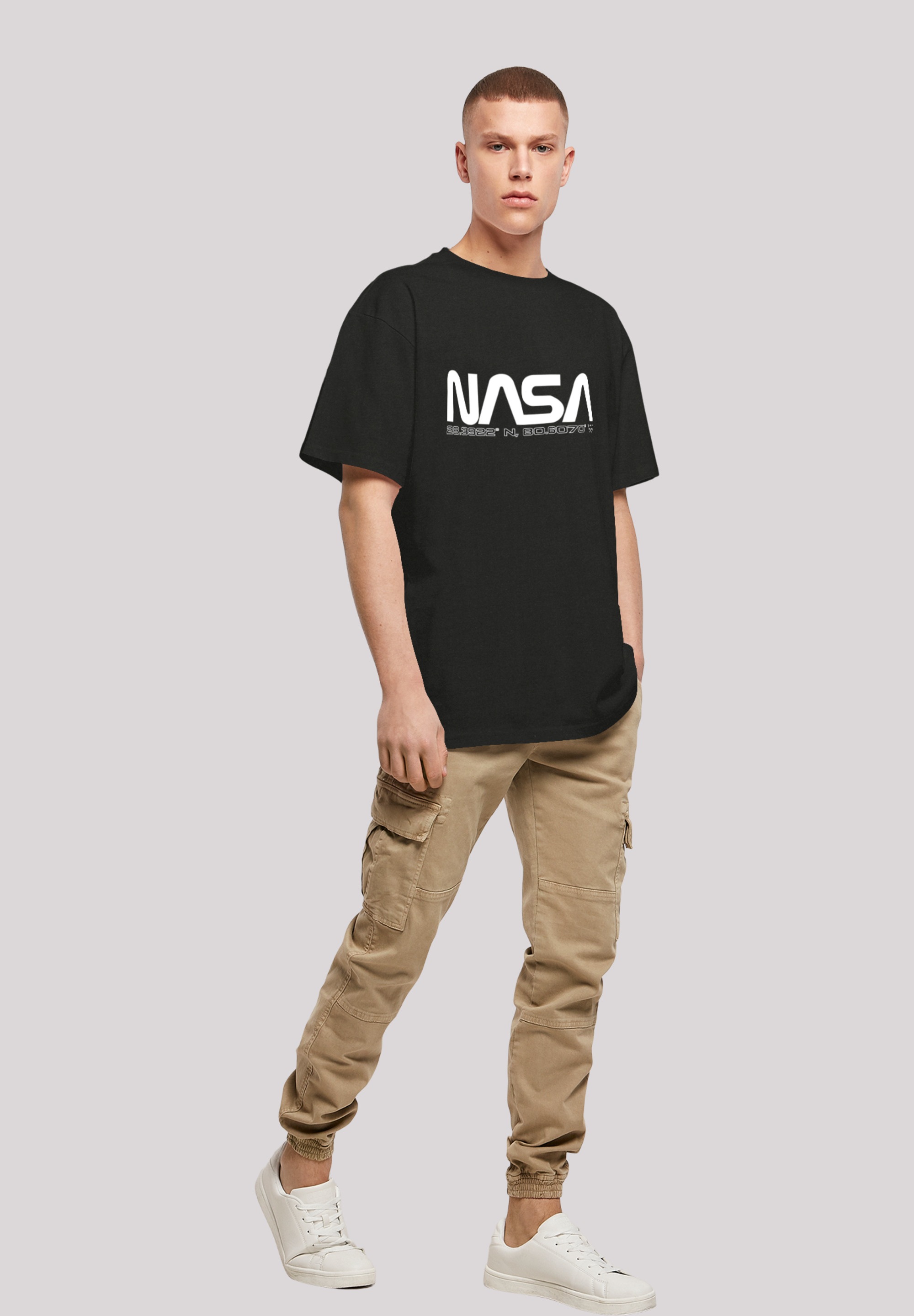 F4NT4STIC T-Shirt »NASA worm« Print