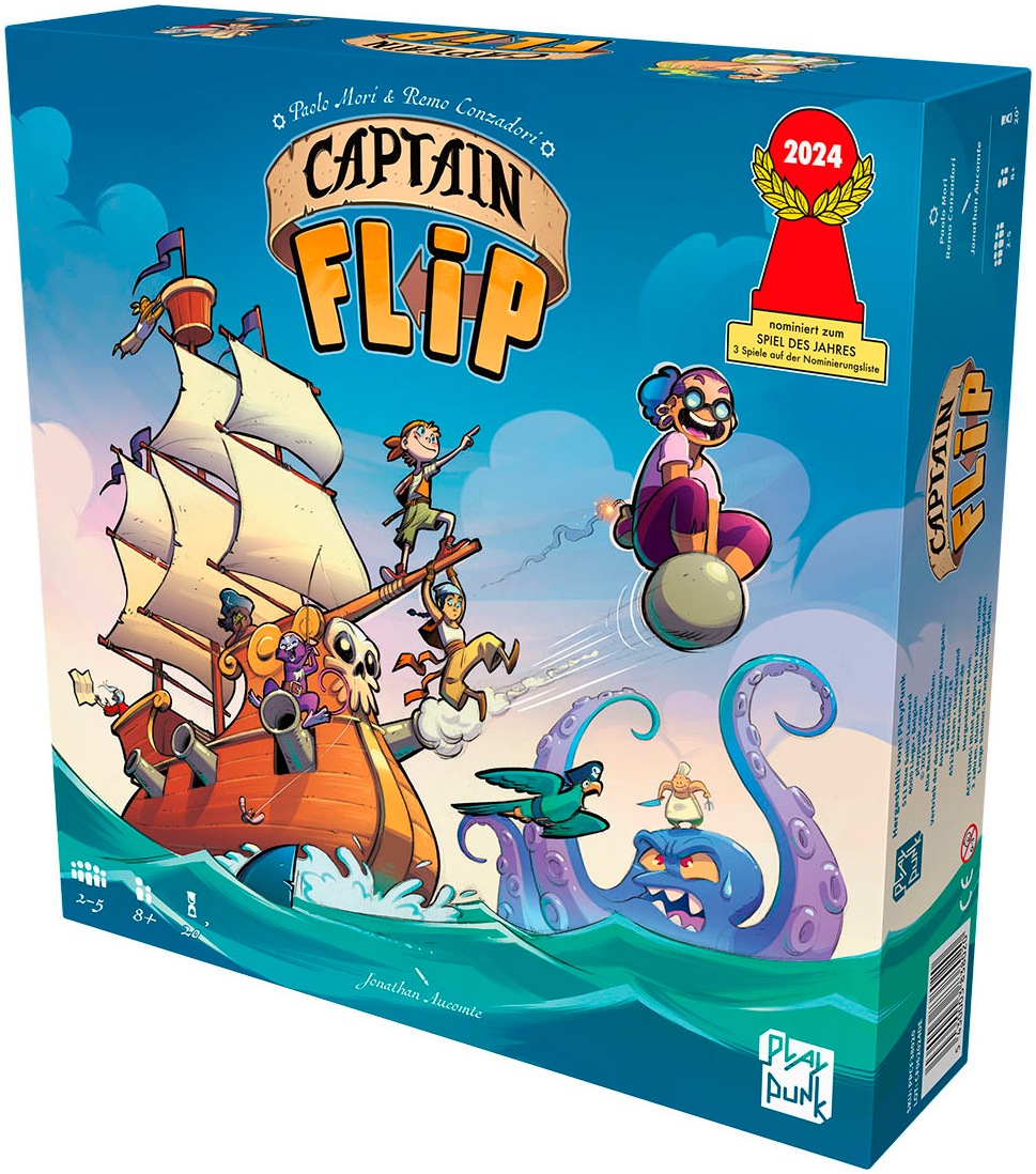 Asmodee Spiel »Captain Flip« Made in Europe