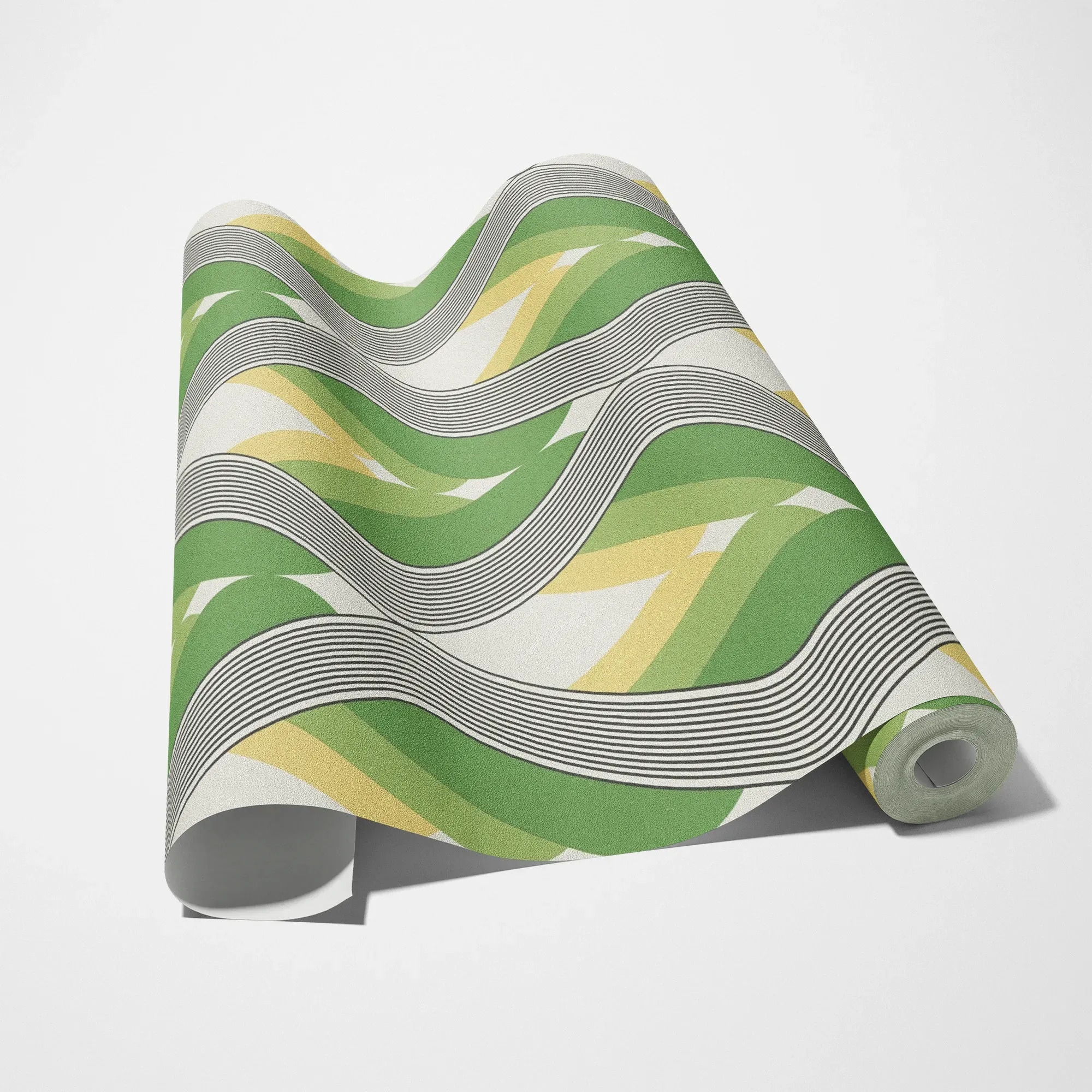 living walls Vliestapete »LIMITED – Retro Rauten« Retro | geometrisch | grafisch leicht strukturiert Grafische Rauten und Wellen im markanten Seventies-Look