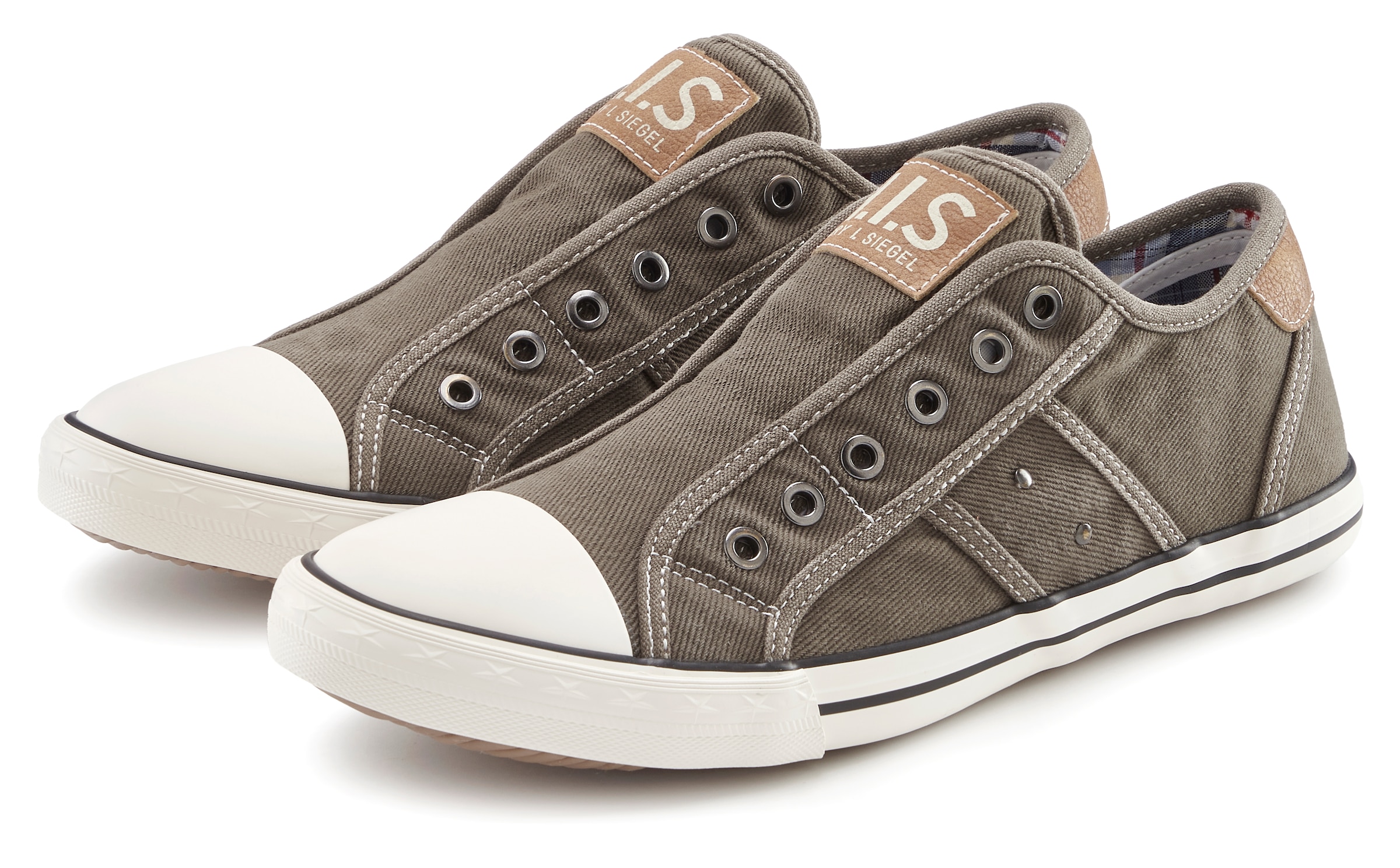 H.I.S Sneaker »Textilschuh, Stoffschuh, Turnschuh, Halbschuh, Freizeitschuh, Slipper«  Slip-On-Sneaker aus weichem Textilmaterial, Unisex