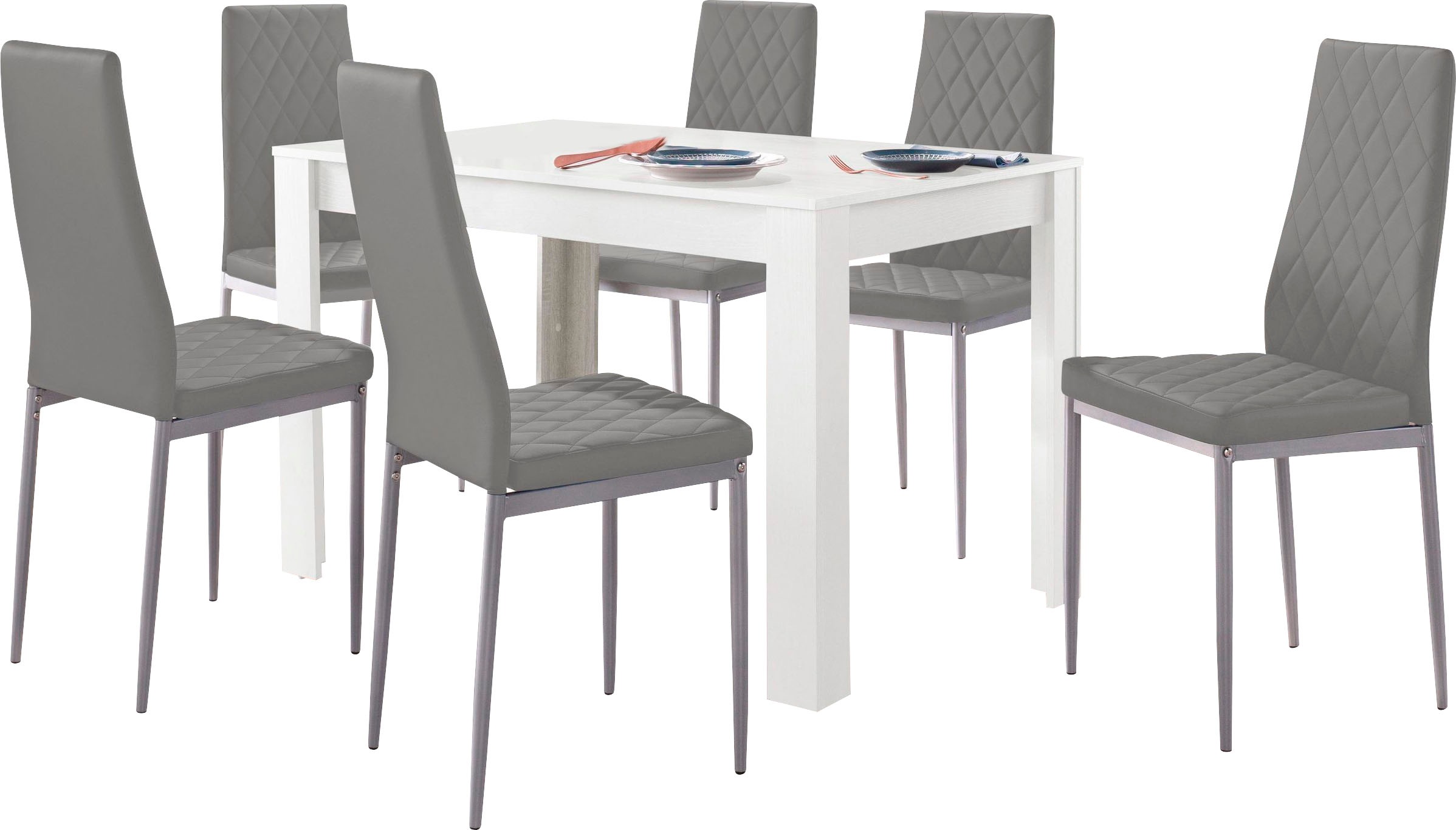 OTTO home Essgruppe "TOPSELLER Tisch, Stuhl, OTTOs Choice" Set, 5tlg. Set. günstig online kaufen