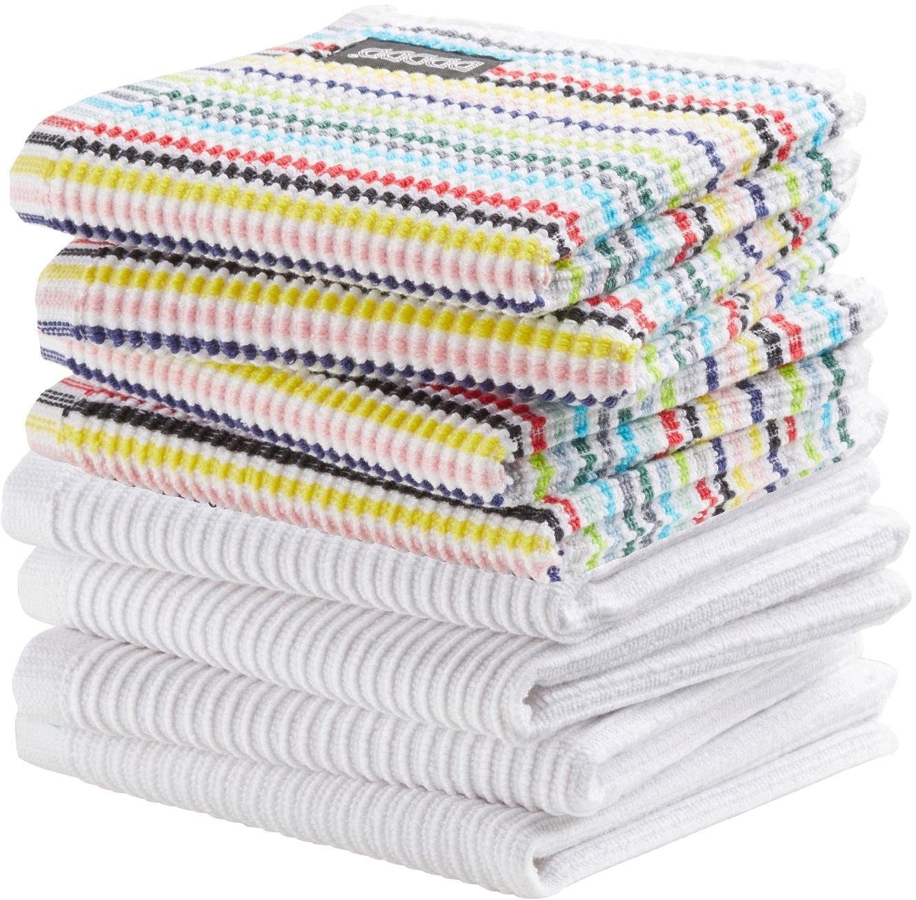 Spültuch Basic/Fun (Set, 8-tlg.)