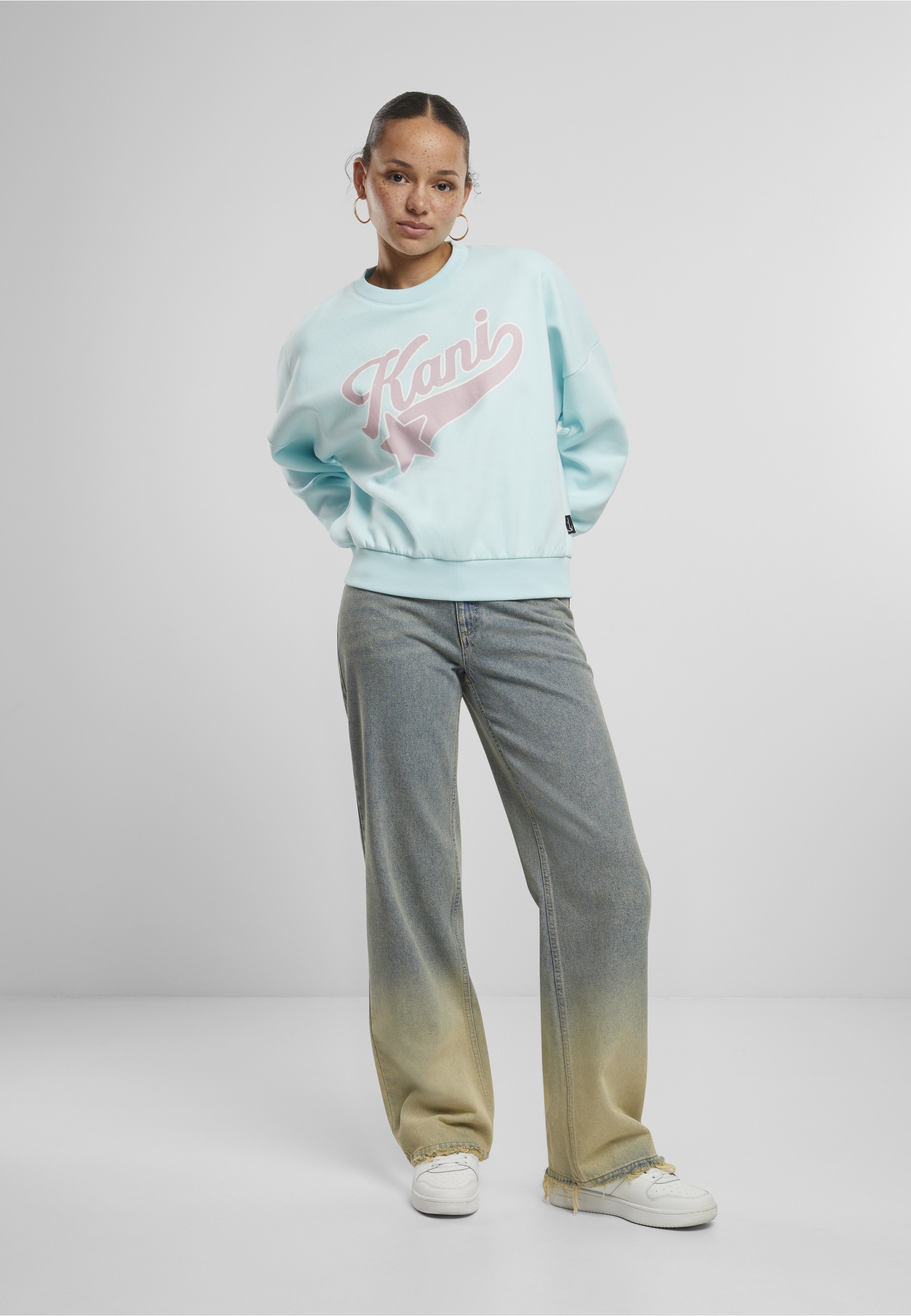 Karl Kani Sweater »Karl Kani Karl Kani Woven Signature Star Logo Crew«
