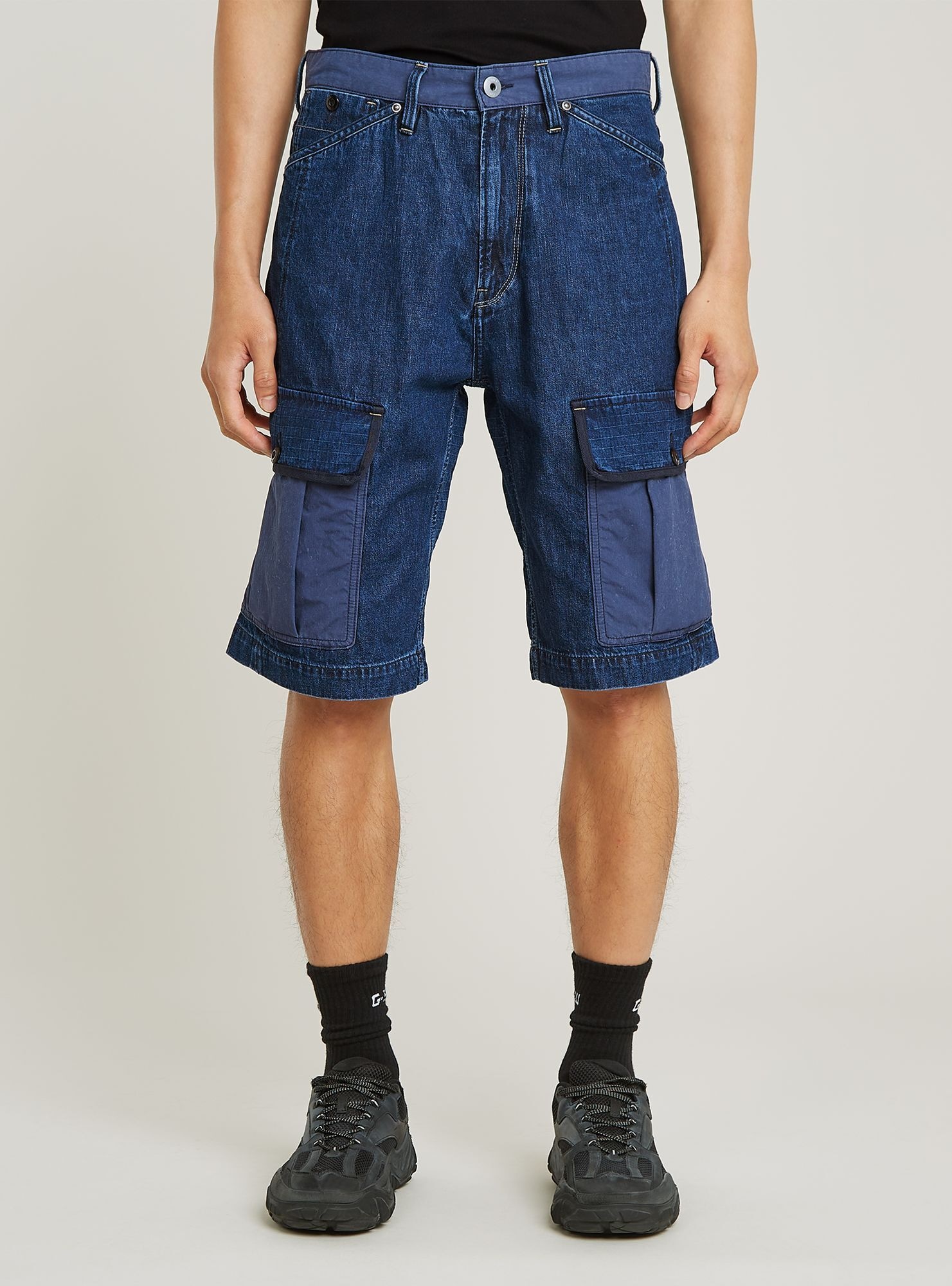 G-STAR Cargoshorts "Bend 3D Cargo Shorts Fabric Mix" günstig online kaufen