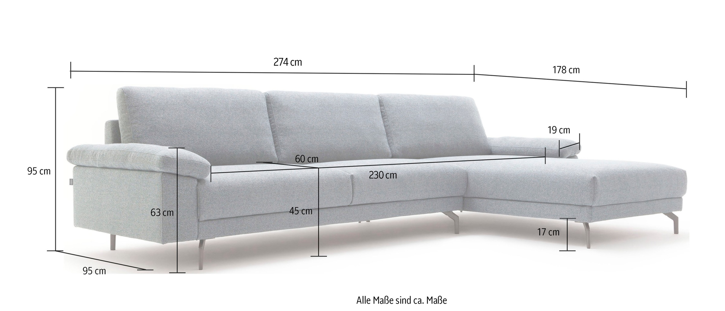 Creation BY ROLF BENZ Ecksofa »hs.450«