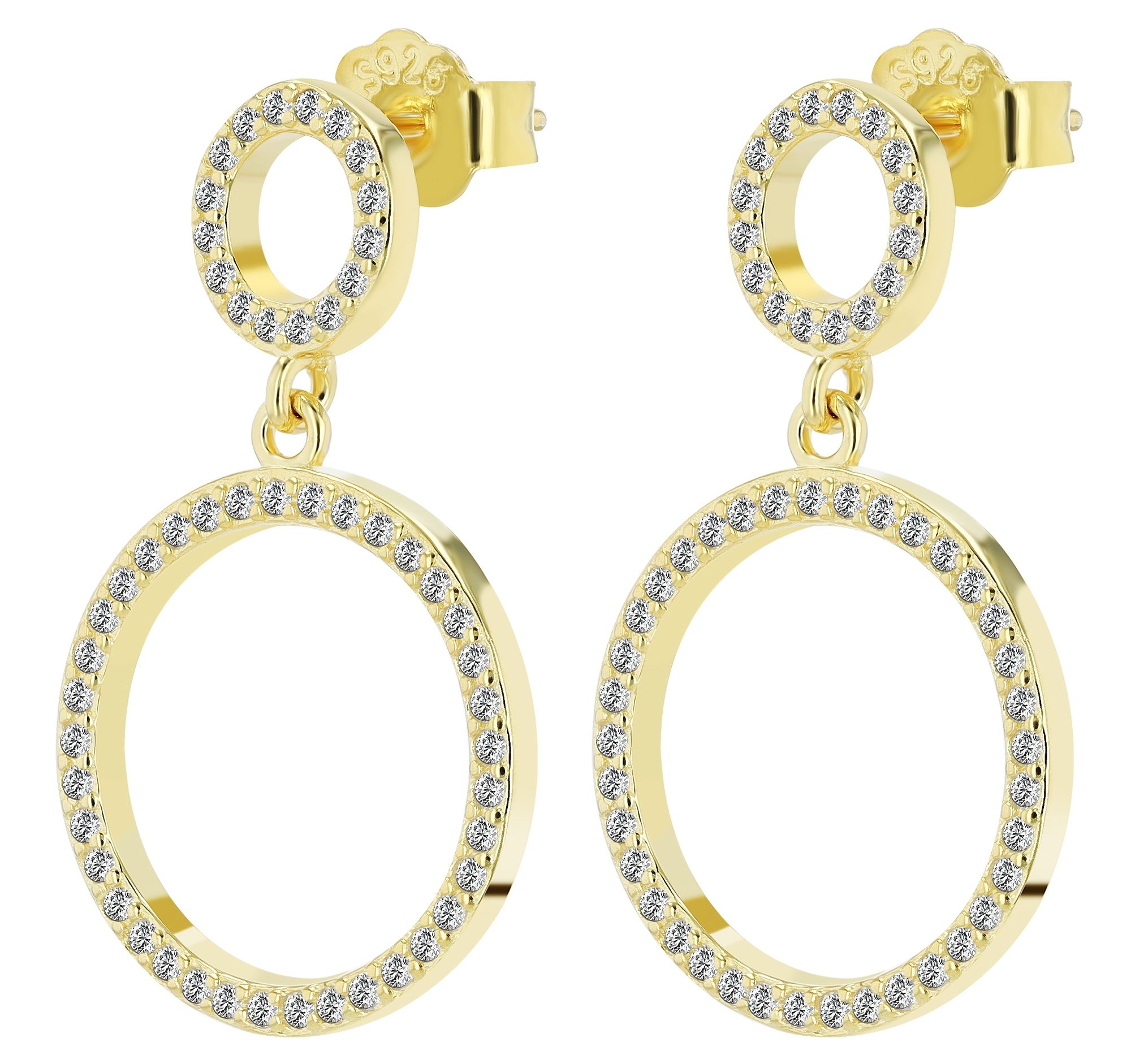 Adelia´s Paar Ohrhänger "Ohrringe – Ohrstecker aus 925 Silber" Ideal als Geschenk zum einfach so