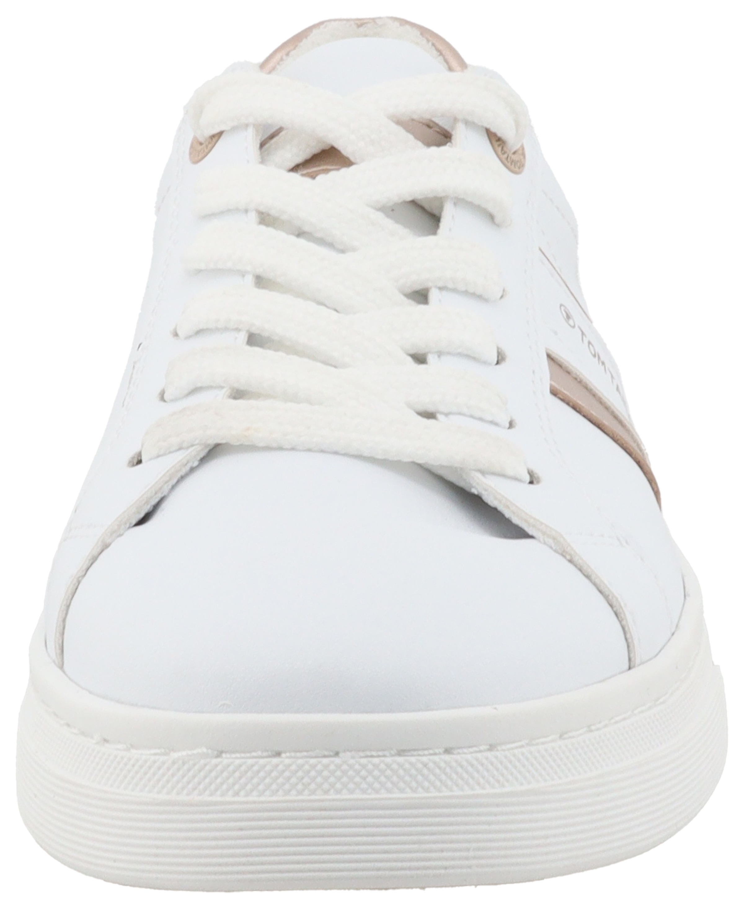 Thumbnail - TOM TAILOR Sneaker, Freizeitschuh, Halbschuh, Schnürschuh, Kontrastbesatz an der Ferse