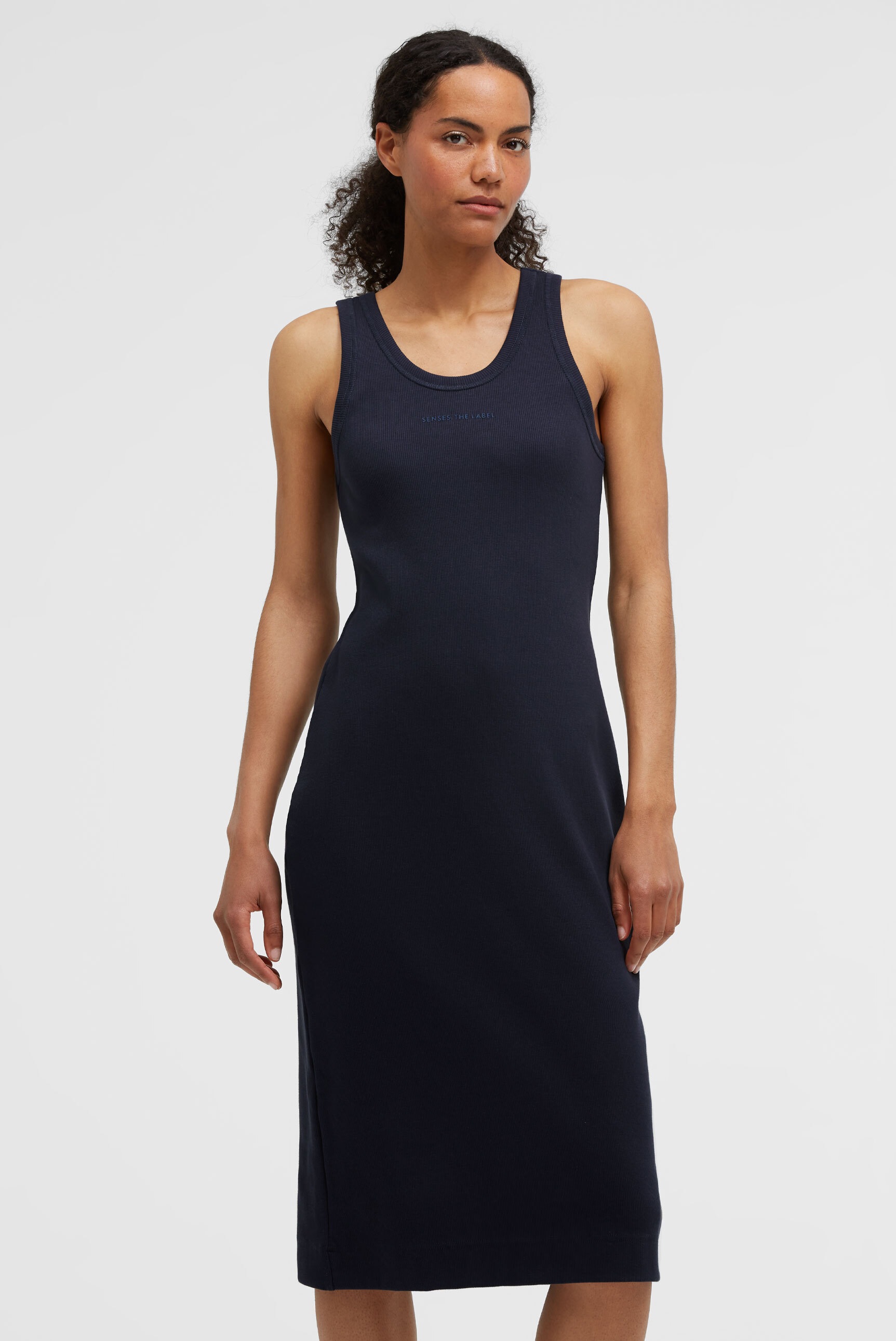 SENSES.THE LABEL Sommerkleid Ohne Taschen mit Baumwolle