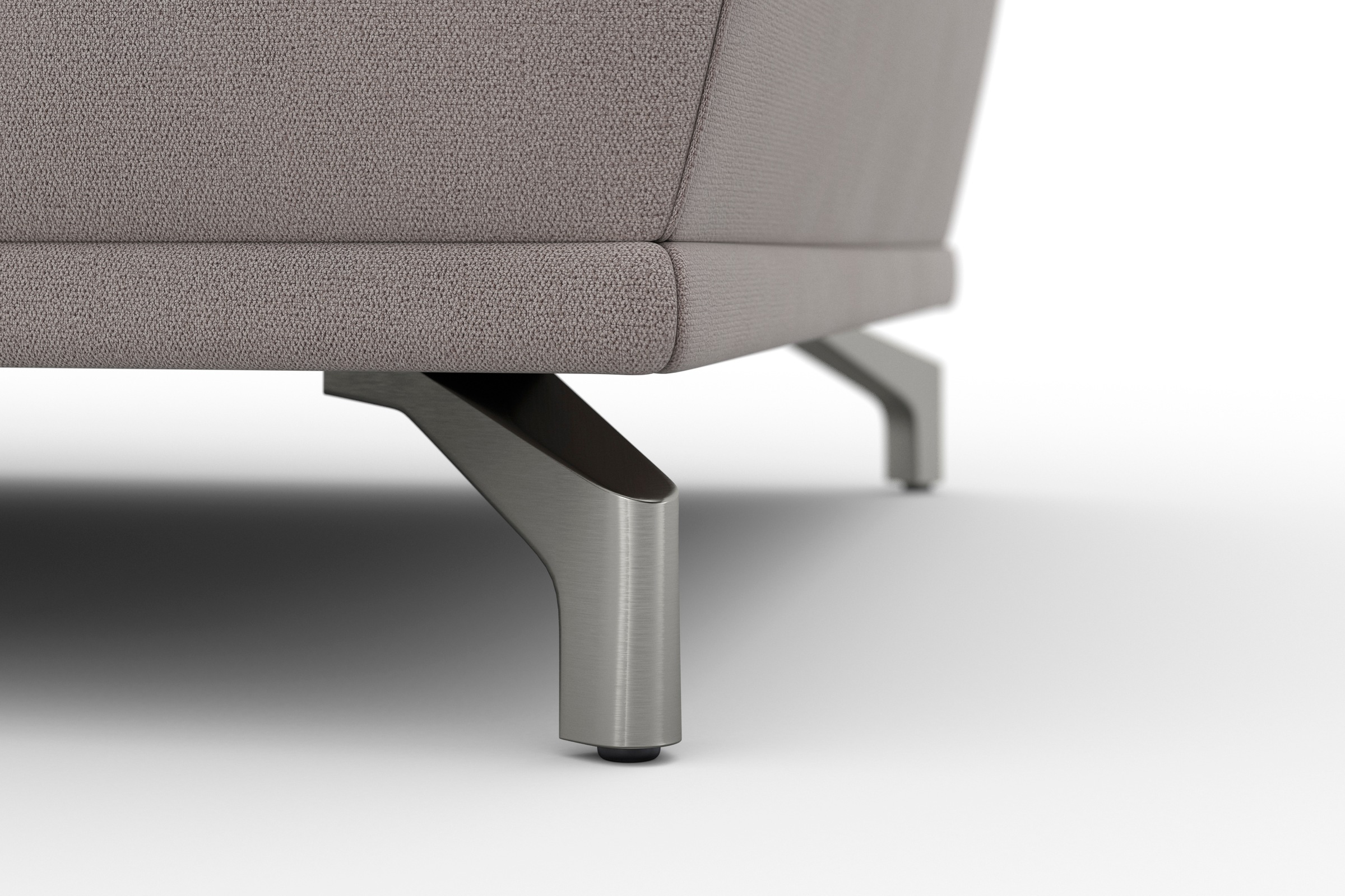 sit&more Ecksofa »Cabrio L-Form«, mit Sitztiefenverstellung und Federkern, 3 Nierenkissen