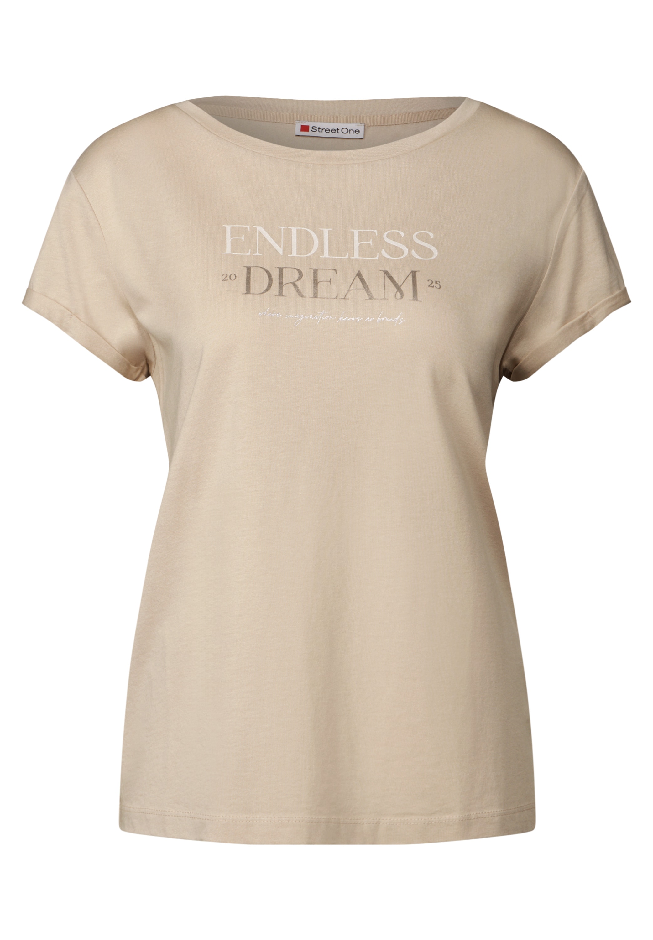 STREET ONE T-Shirt, mit Rundhalsausschnitt