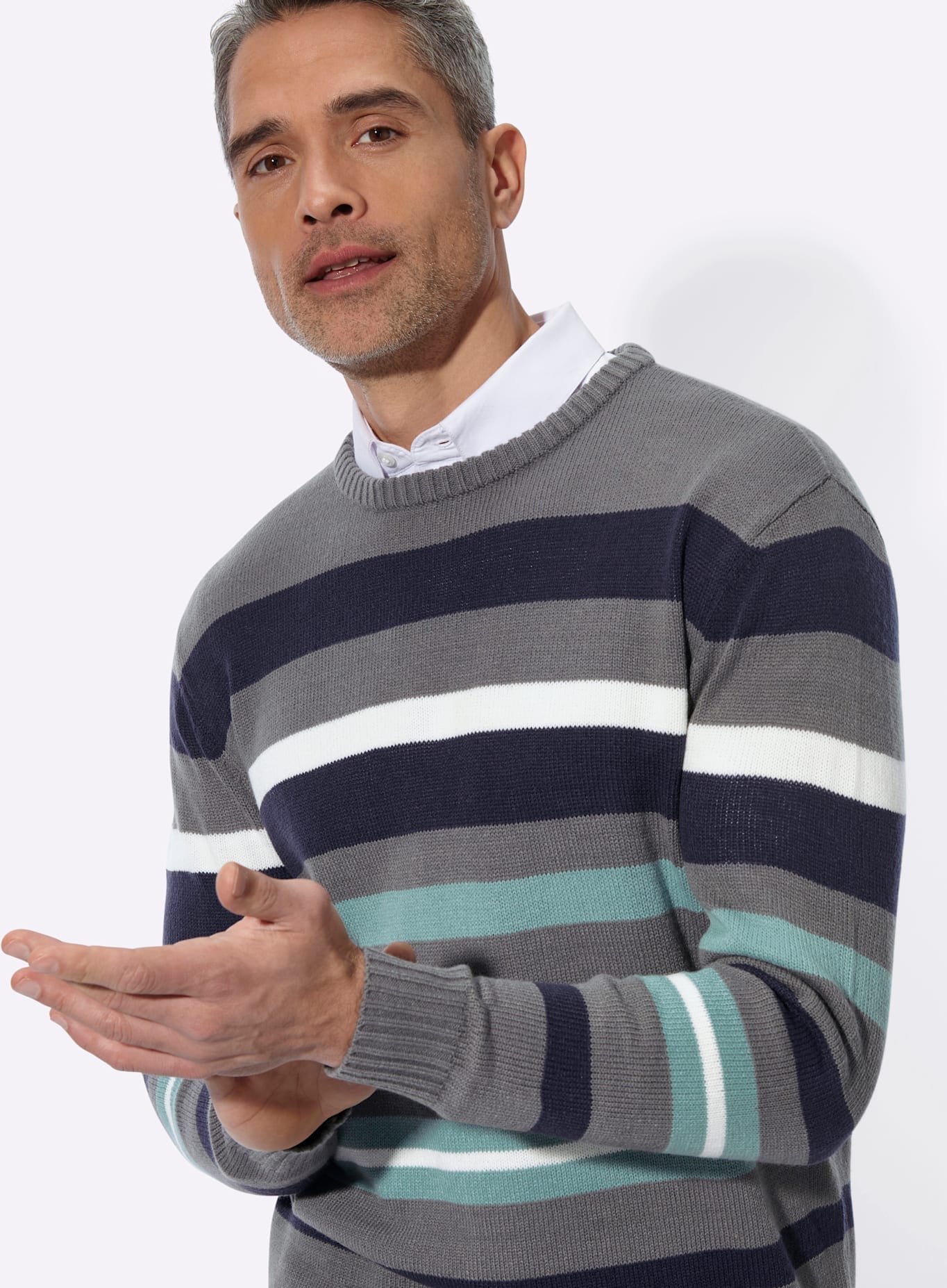 Classic Rundhalspullover »Pullover«
