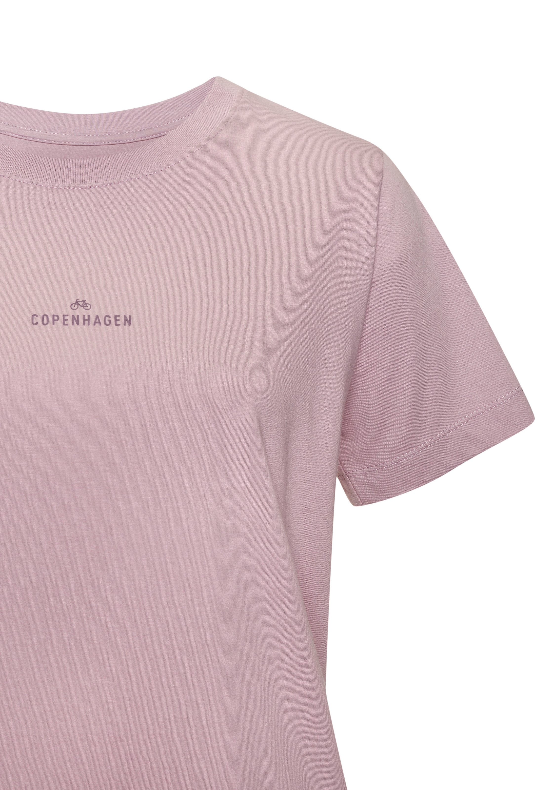 Copenhagen Studios T-Shirt »mit dezentem Logoprint vorn«, aus softer Jersey-Qualität mit Bio-Baumwolle