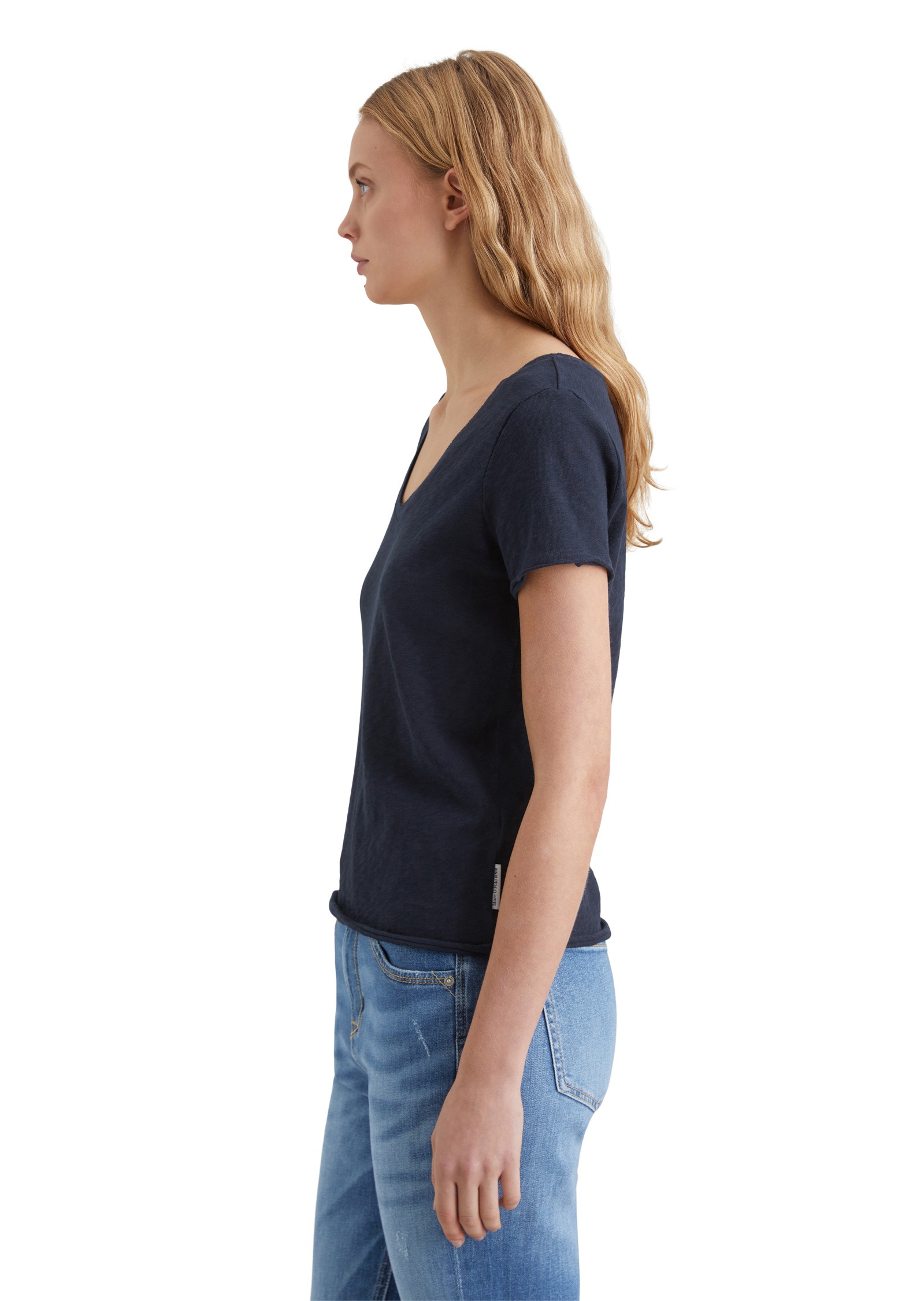 Marc OPolo DENIM T-Shirt "aus Organic Cotton Slub Jersey" günstig online kaufen