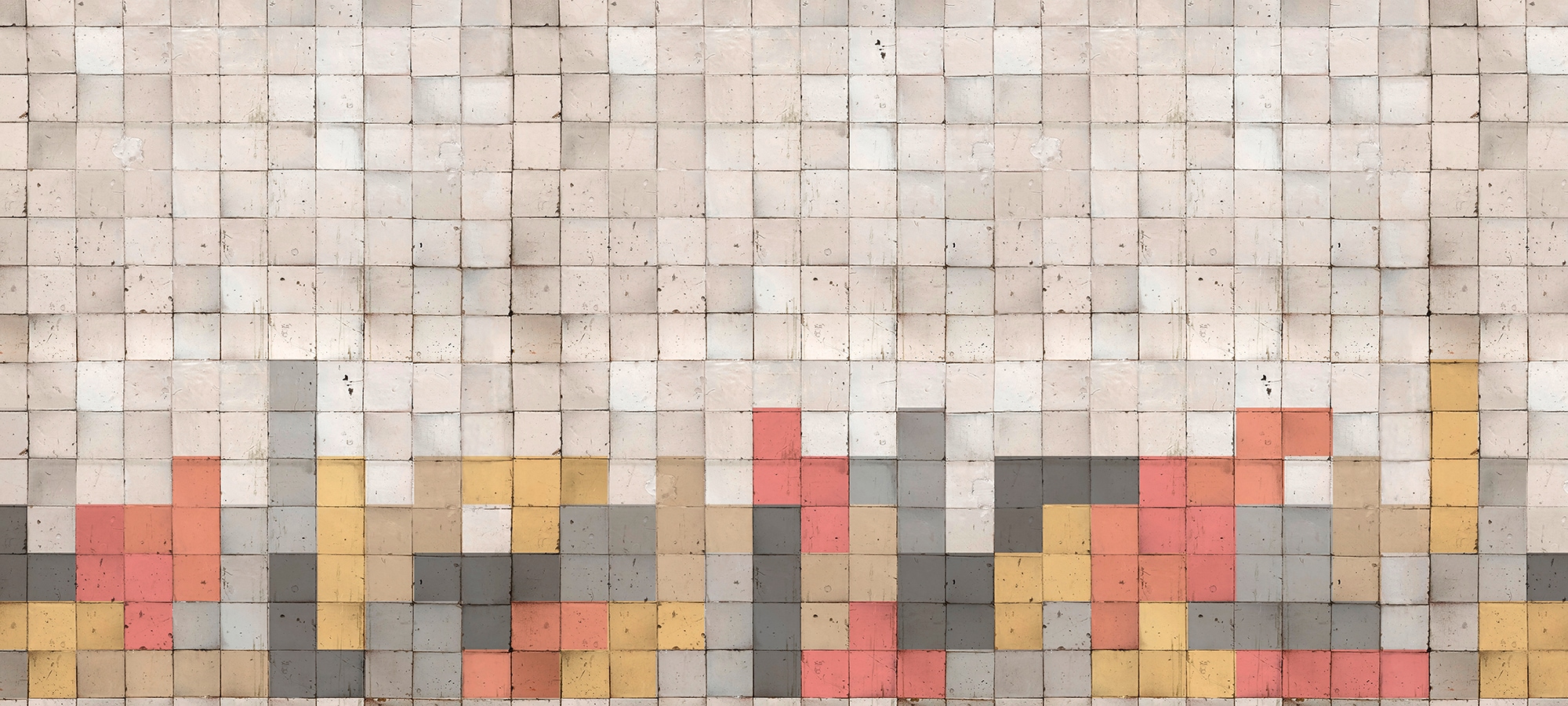 Architects Paper Fototapete "Atelier 47 Mosaic Tetris 2" geometrisch glatt Vlies, Wand, Schräge, Decke