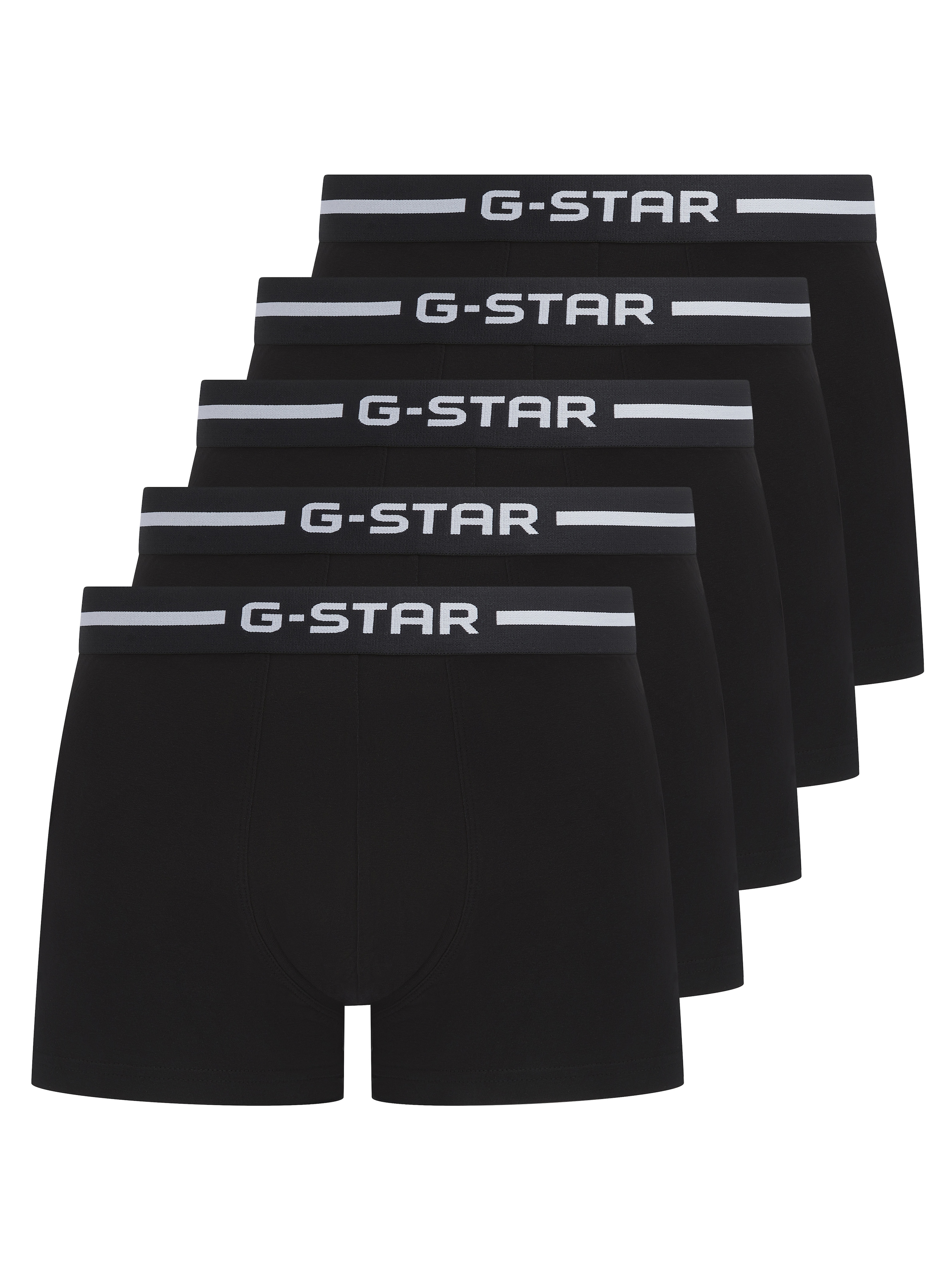 G-STAR Boxershorts "HEMLOCK, 5 PACK TRUNKS" Packung, 5 Stk. Bund mit Logosc günstig online kaufen
