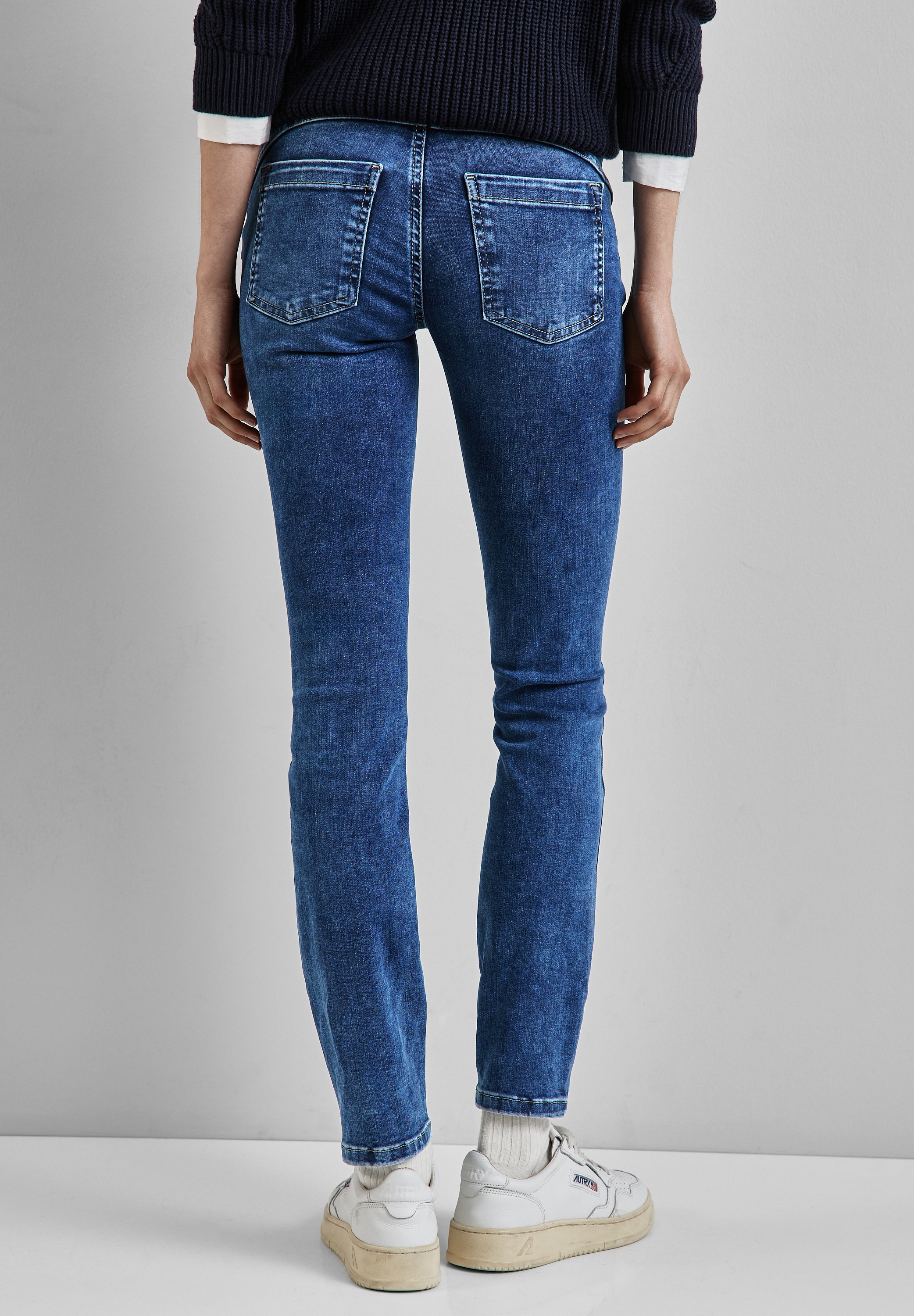 STREET ONE Slim-fit-Jeans, High Waist günstig online kaufen