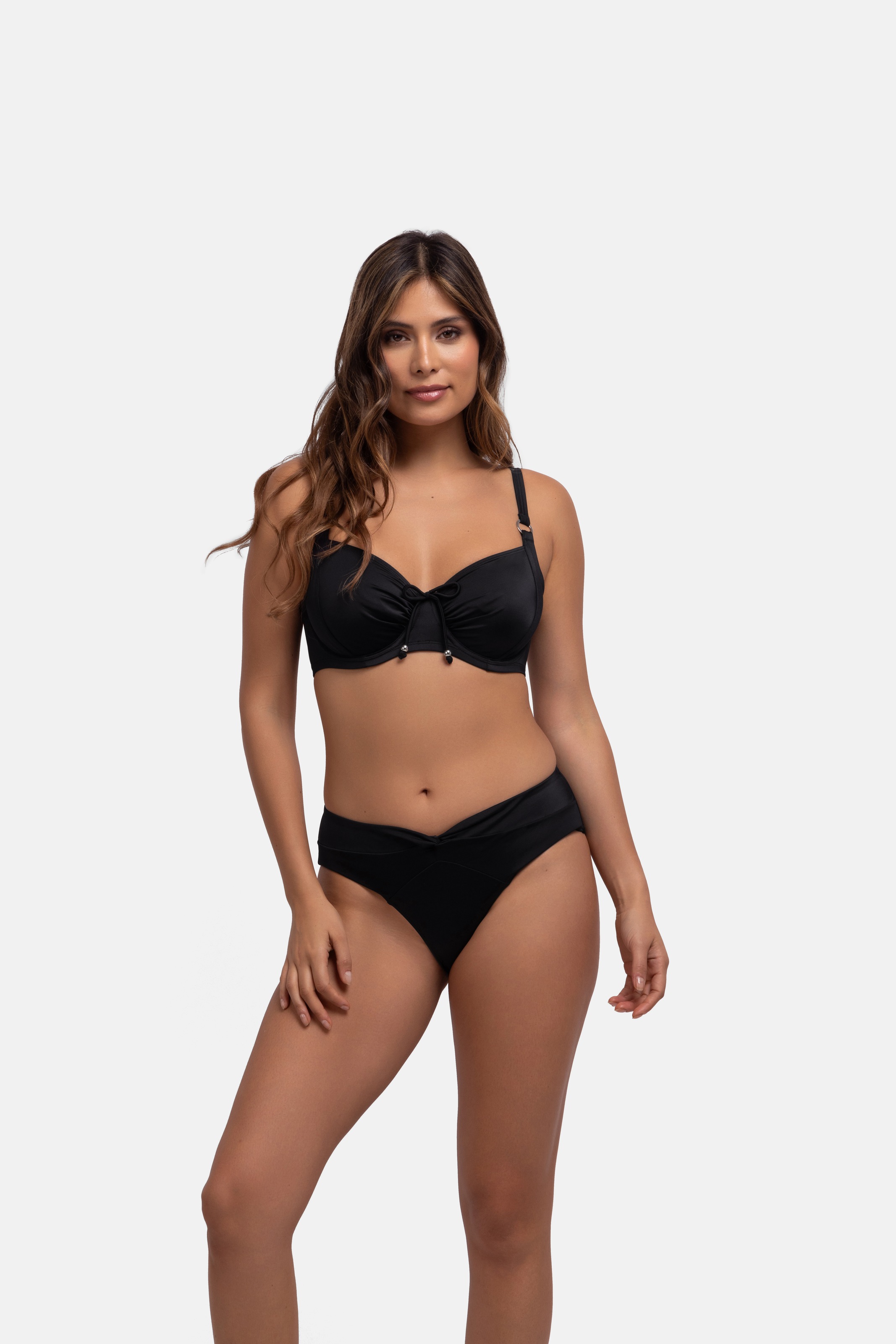 Thumbnail - Dorina Bügel-Bikini-Top "FIJI" Full Cup, Stoffraffung vorne