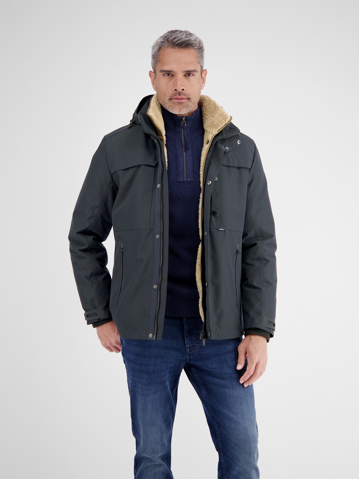 LERROS Winterjacke "Herren Winterjacke mit herausnehmbarer Innenjacke" mit günstig online kaufen