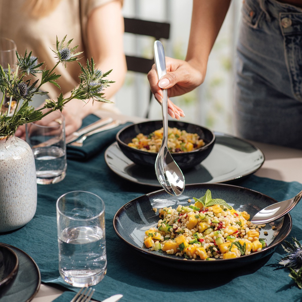 like. by Villeroy & Boch Geschirr-Set »Frühstücks-Set Lave 6er Set«