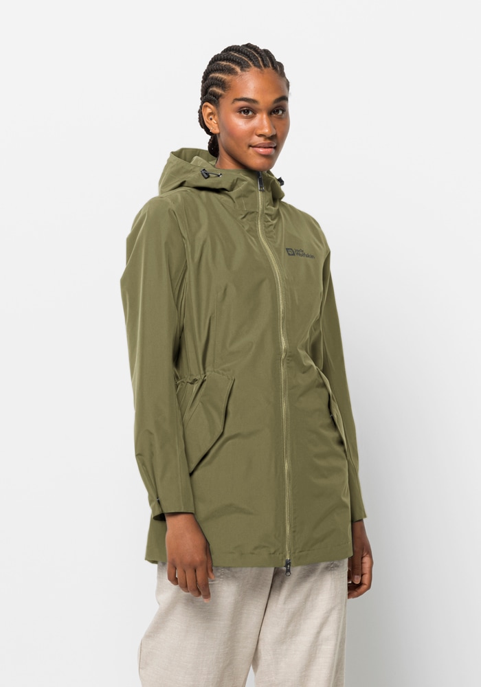 Jack Wolfskin Outdoorjacke "DAKAR PARKA W", mit Kapuze