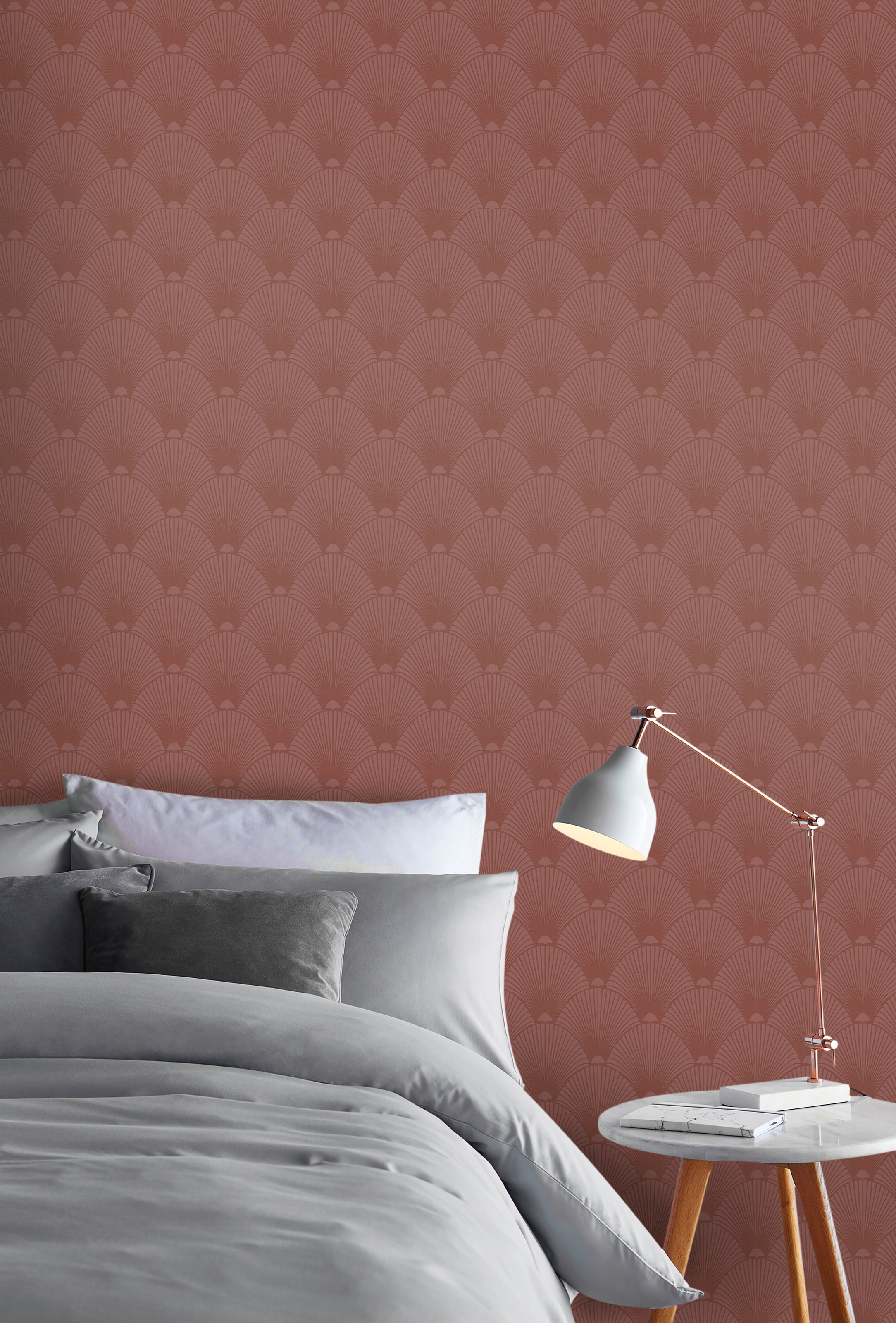Superfresco Easy Vliestapete »Weona Bourgondy«, animal print, 10mx52cm