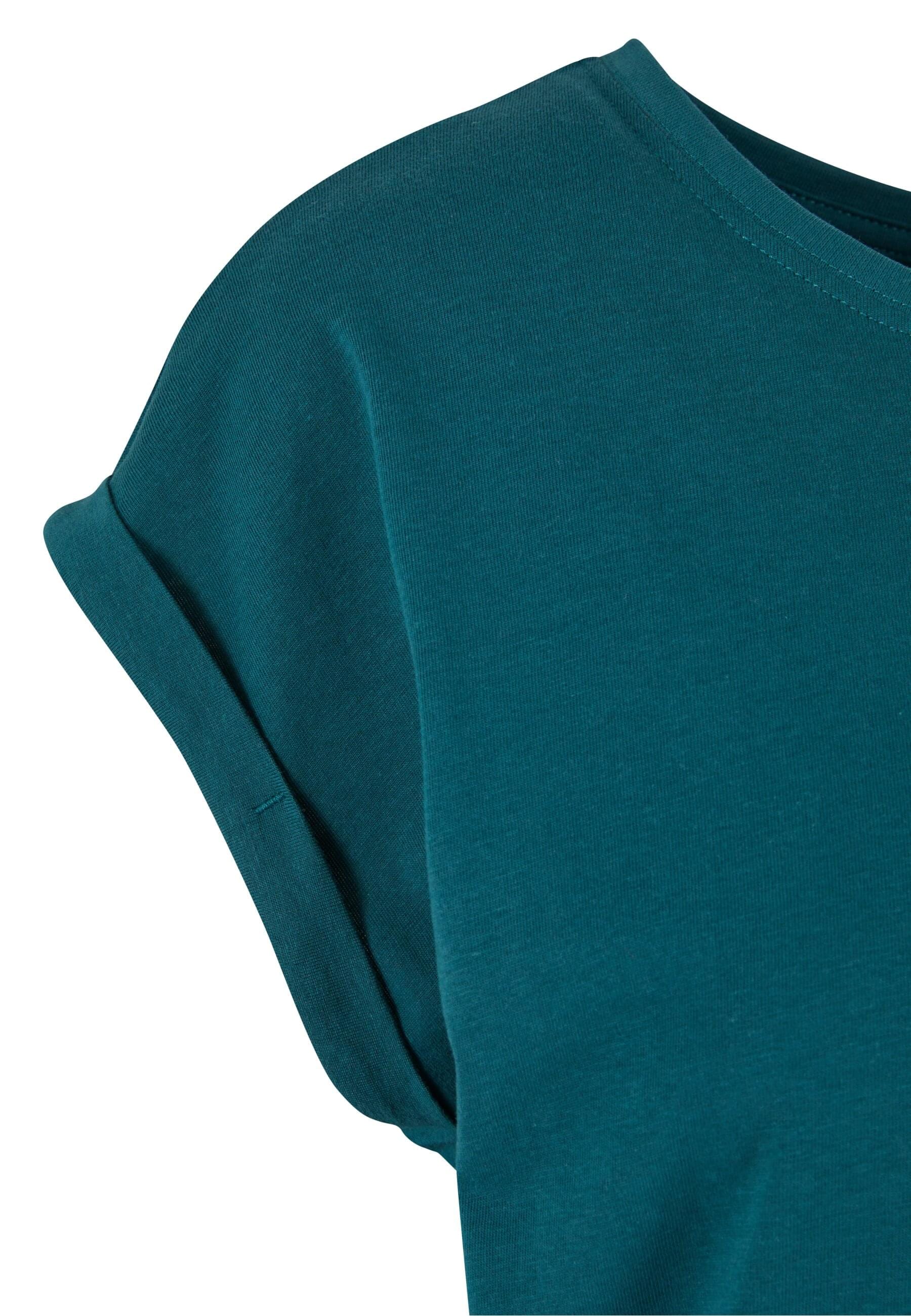 URBAN CLASSICS Kurzarmshirt »Urban Classics Damen Ladies Extended Shoulder Tee«, (1 tlg.)