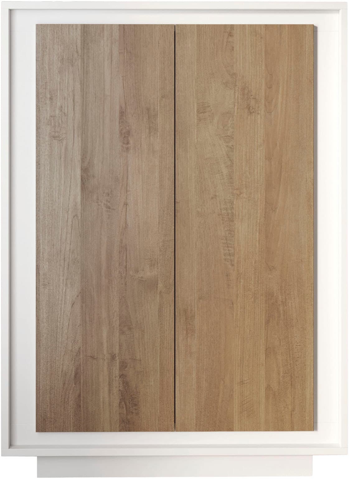 Home affaire Highboard "Sky, B/H 106/171 cm, Stauraumschrank/Hochkommode, 2 Türen" Softclosing, Korpus & Front 22 mm stark, Rahmen-Optik
