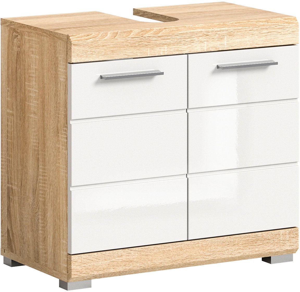 INOSIGN Waschbeckenunterschrank "Siena, Breite 60cm, 2 Tür, 2 Fächer, mit S günstig online kaufen