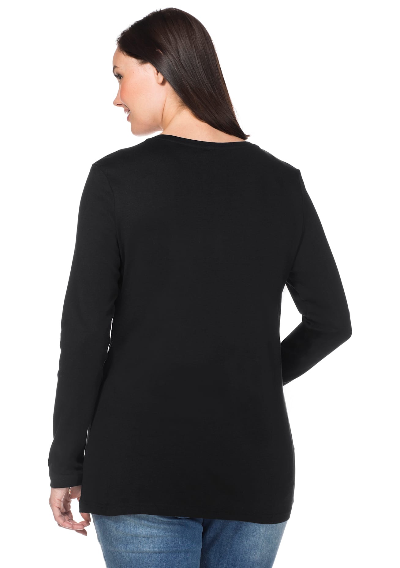 Sheego Langarmshirt "Langarmshirt", (1 tlg.) günstig online kaufen