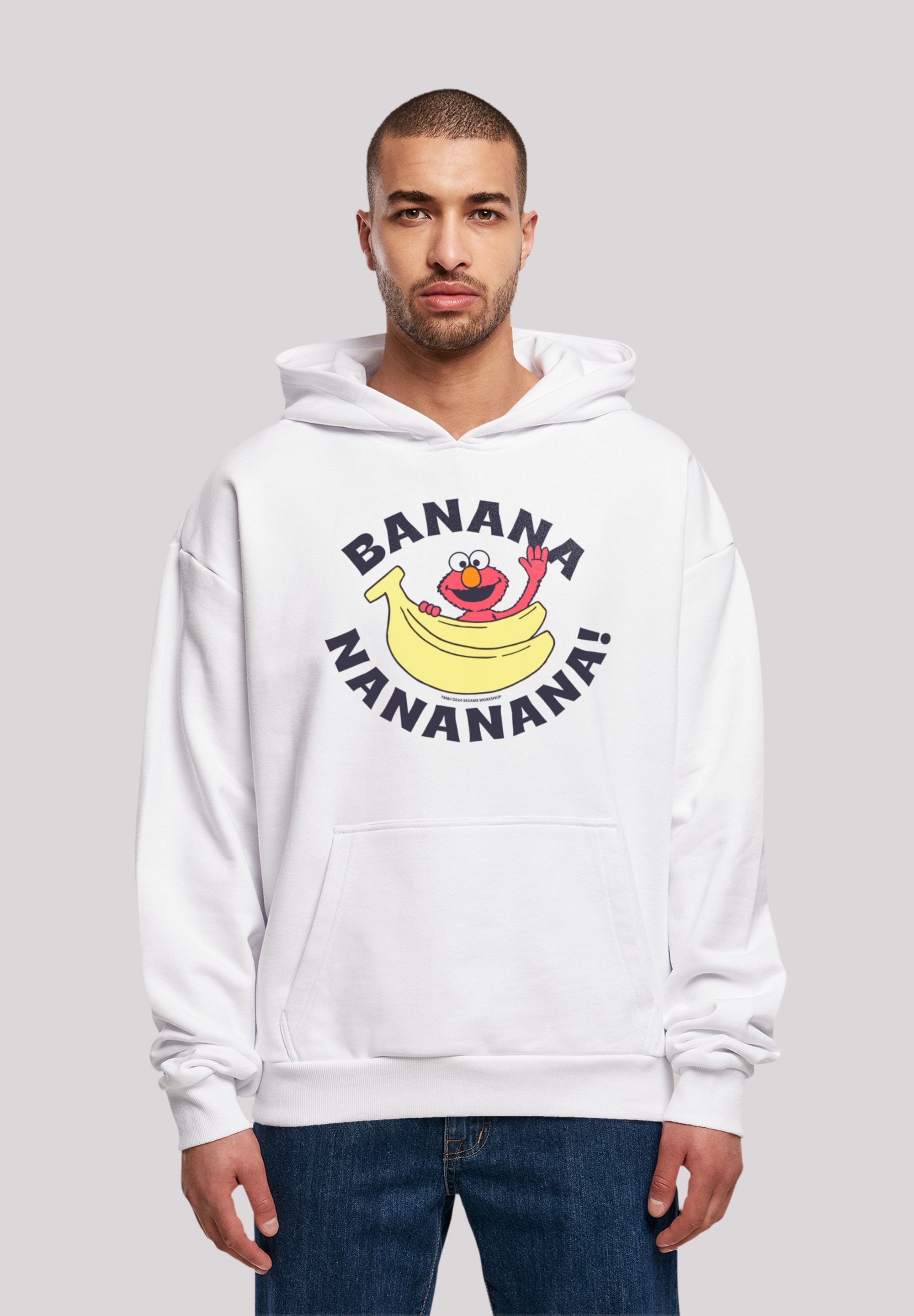 F4NT4STIC Kapuzenpullover "Sesamstraße Elmo Banana", Premium Qualität günstig online kaufen