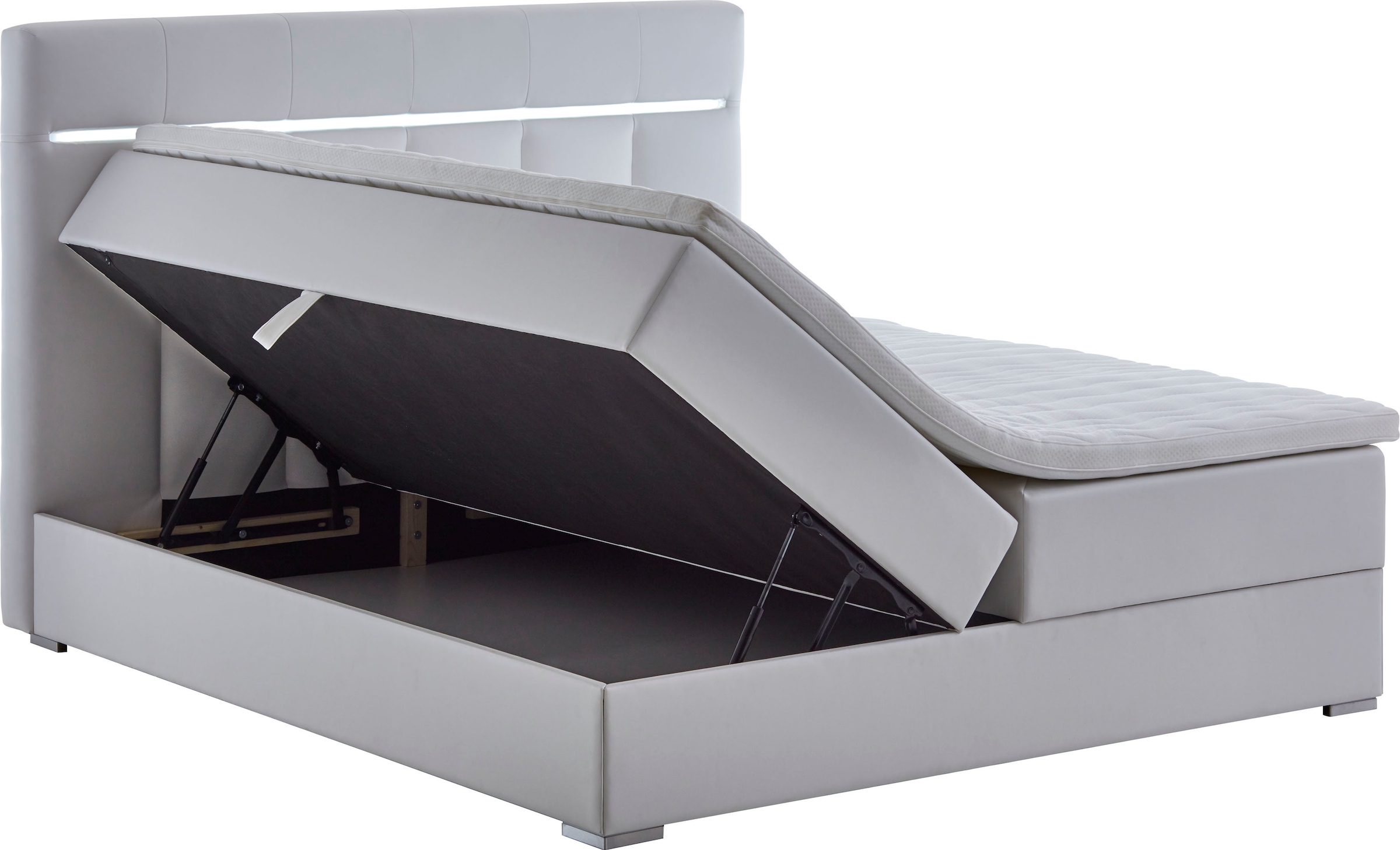 ATLANTIC home collection Boxbett »Tessa«, mit LED-Beleuchtung und Bettkasten