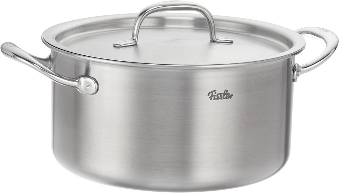 Fissler Kochtopf »M5 Pro-Ply Kochtopf 24 cm mit Metalldeckel« 1 tlg. Edelstahl 18/10