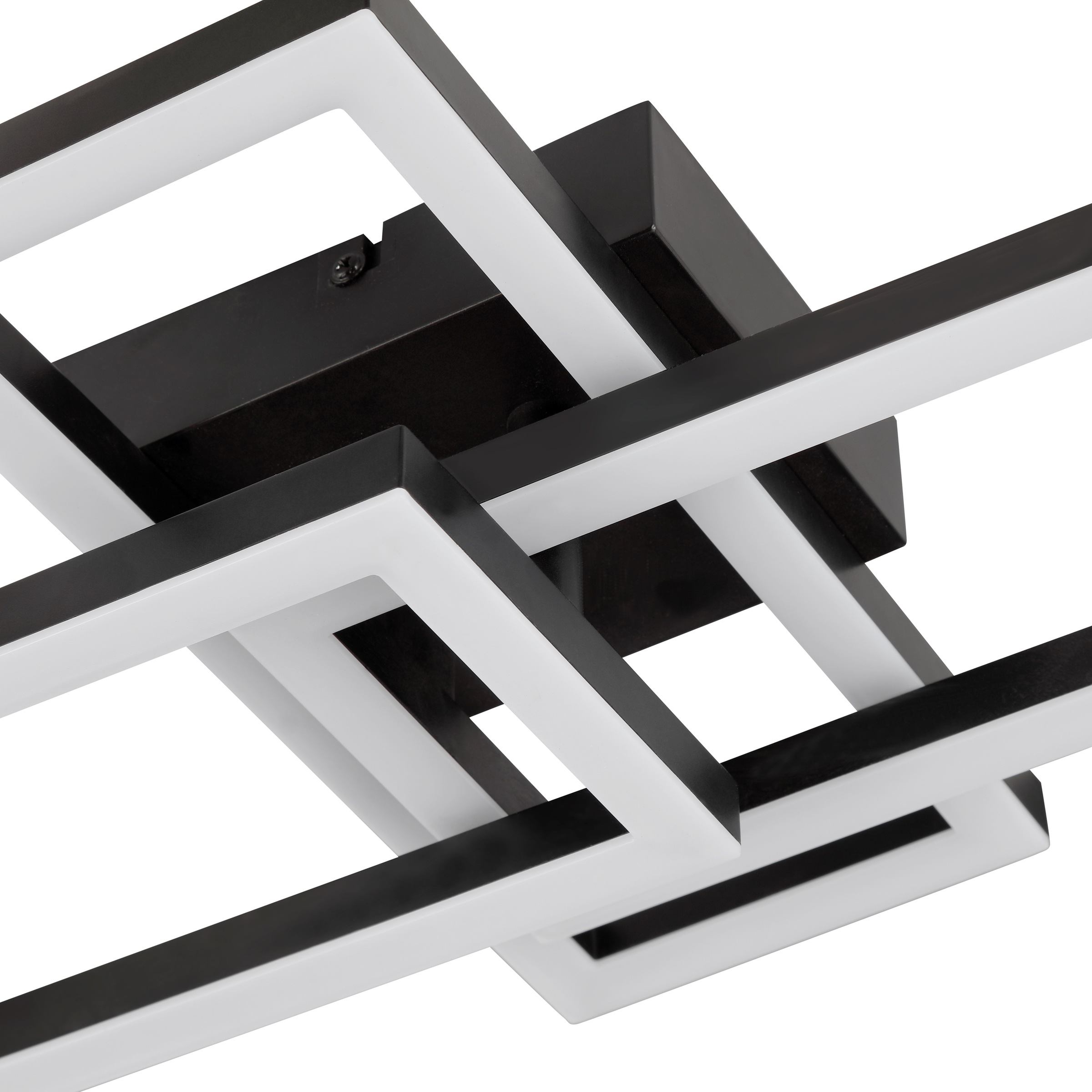 Brilliant LED Deckenleuchte »Tavora« LED-Modul Warmweiß LED-Profilleuchte, 2200 lm, 3000 K, 48 x 28 cm, Kunststoff schwarz