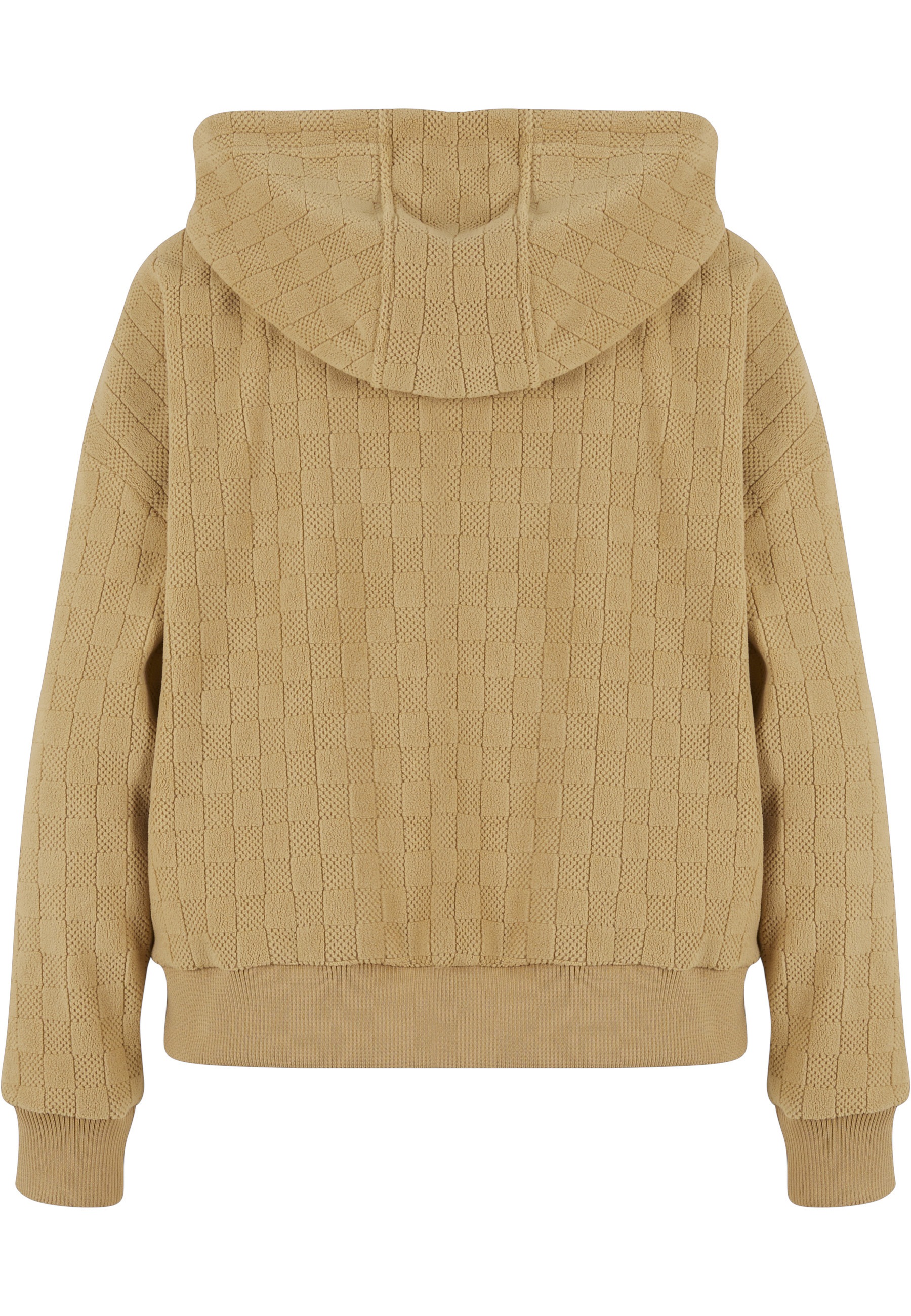 URBAN CLASSICS Sweatjacke »Urban Classics Ladies Jacquard Velvet Oversized Zip Hoody«