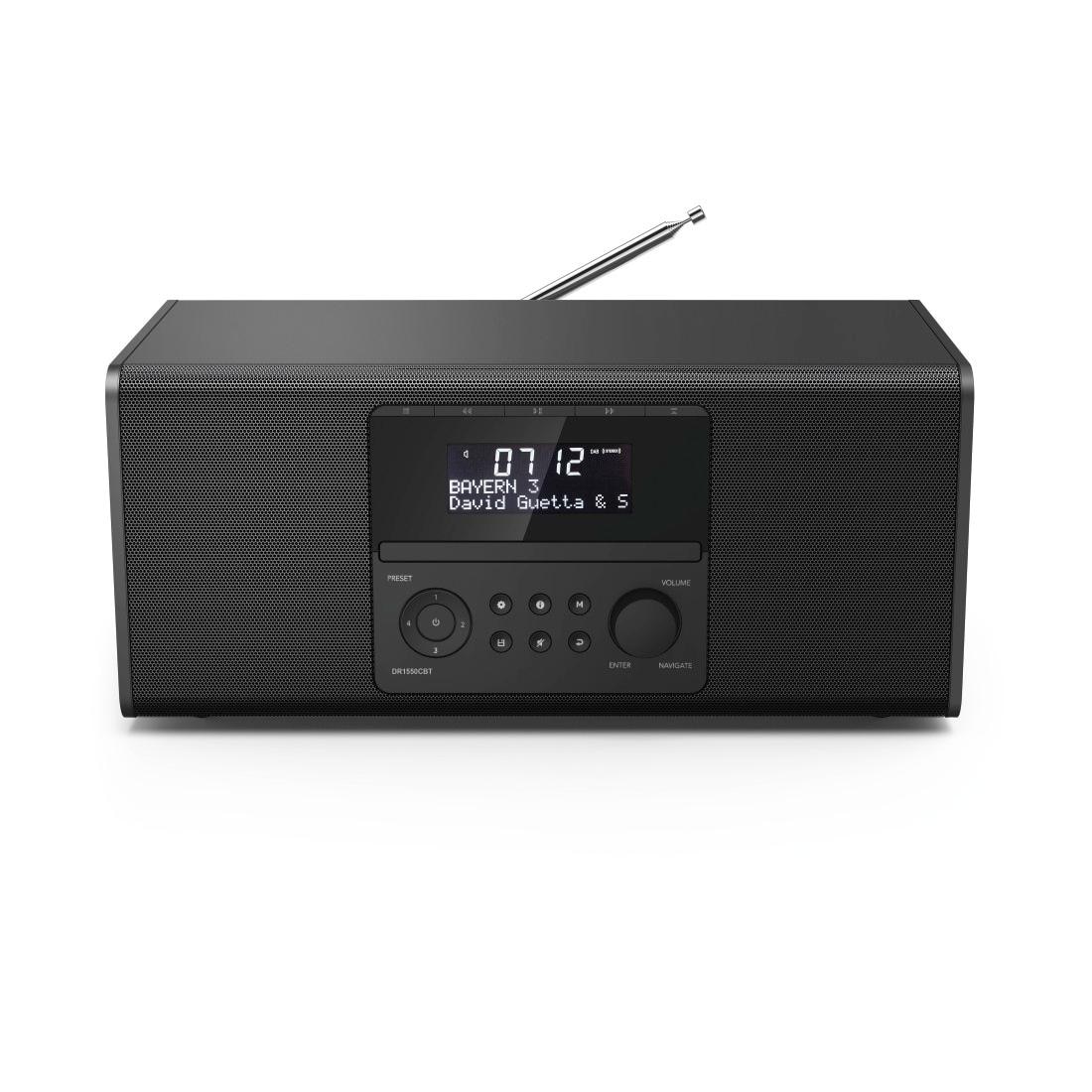 Hama Digitalradio (DAB+) CD-Laufwerk, W) FM/Bluetooth/USB/Stereo DR1550CBT«, »DAB 6 (DAB+)-FM-Tuner (Digitalradio mit Digitalradio | BAUR