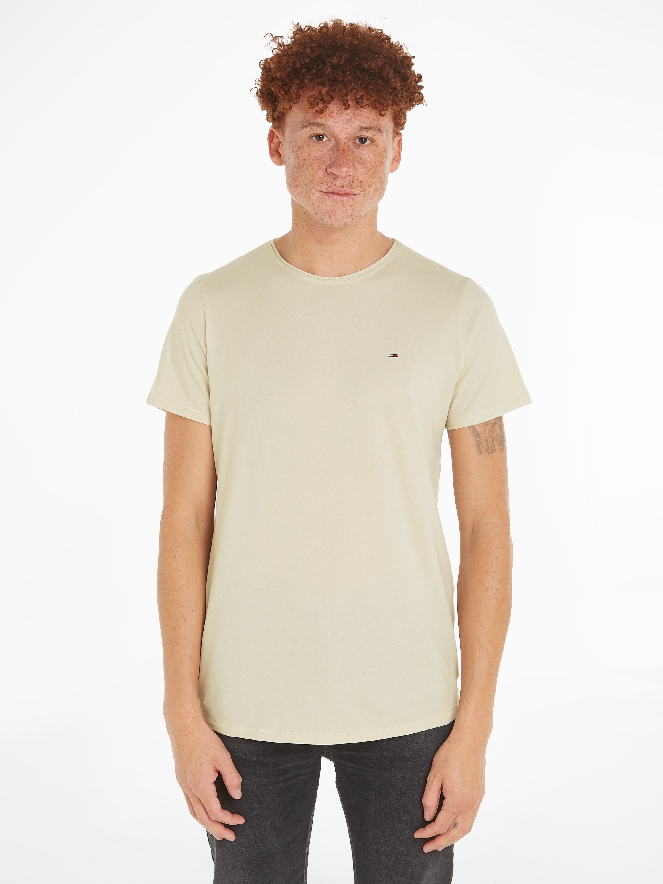 Tommy Jeans T-Shirt "TJM SLIM JASPE C NECK" günstig online kaufen