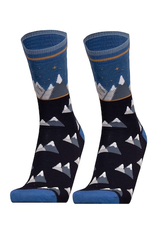 Socken »MOUNTAINS 2er Pack«, (2 Paar), in atmungsaktiver Qualität